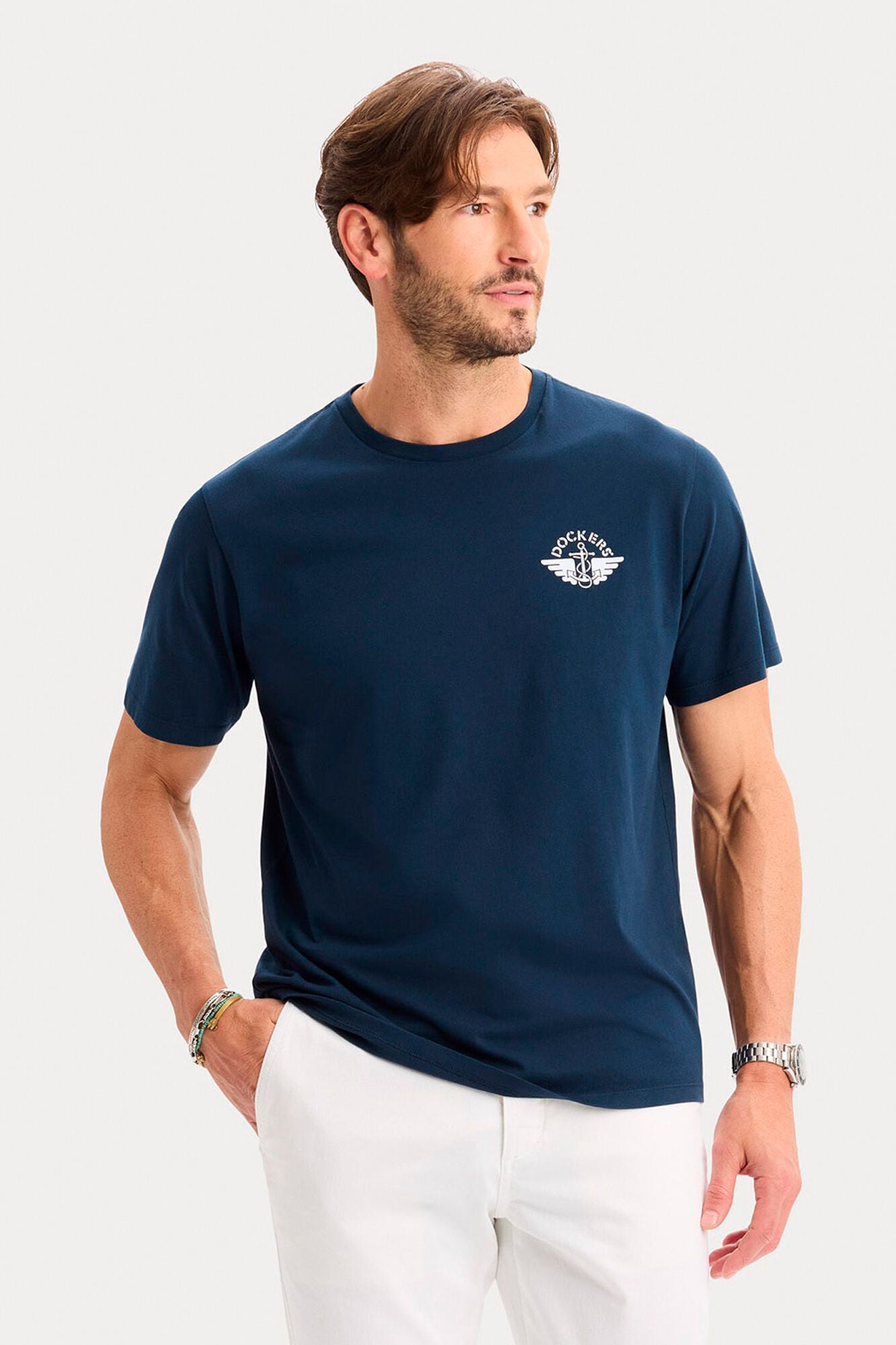 Dockers T-shirt estampada regular fit Azul