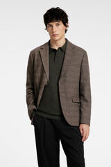 Selected Slim fit wool blazer Nude