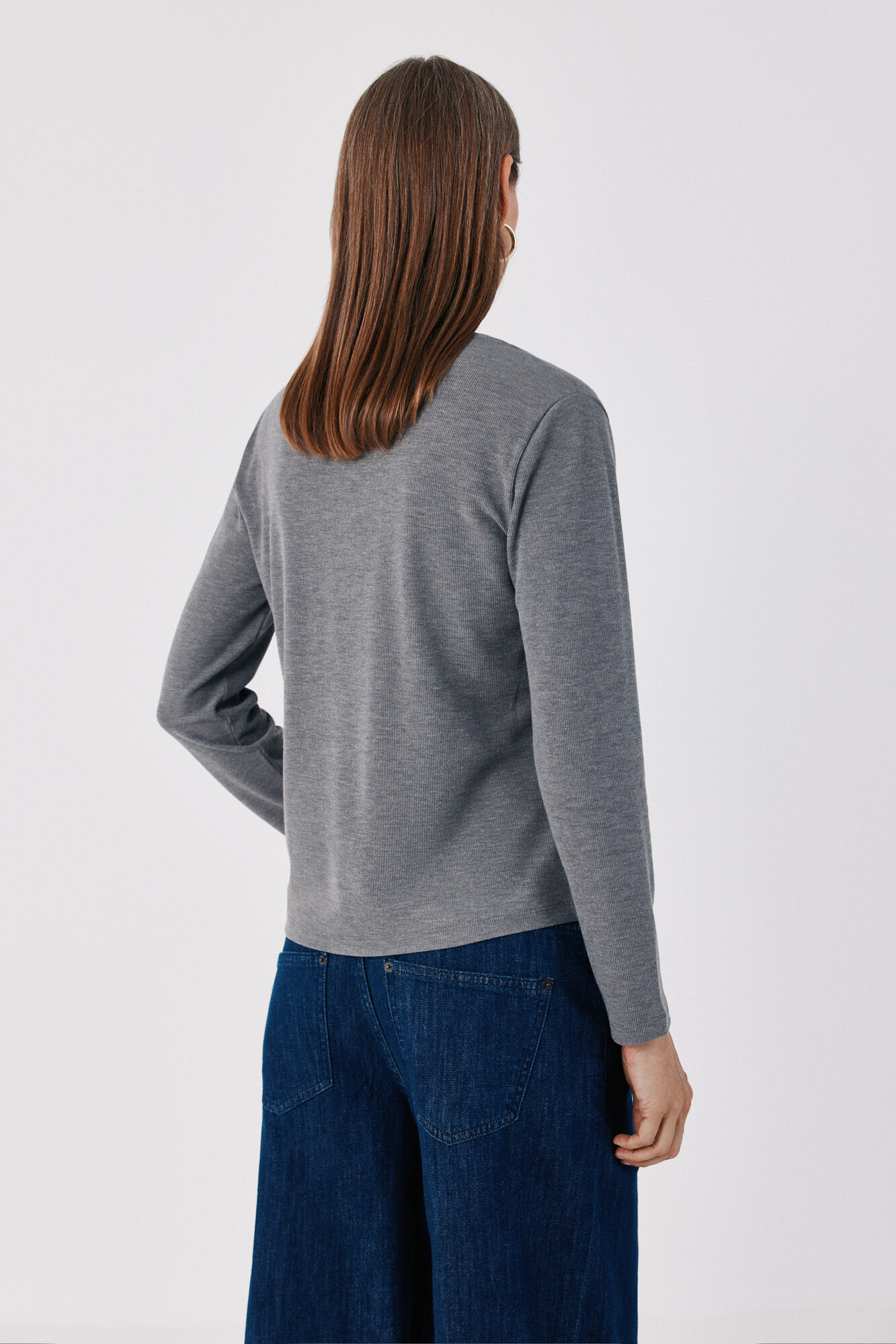 Cortefiel Lace detail double cardigan Grey