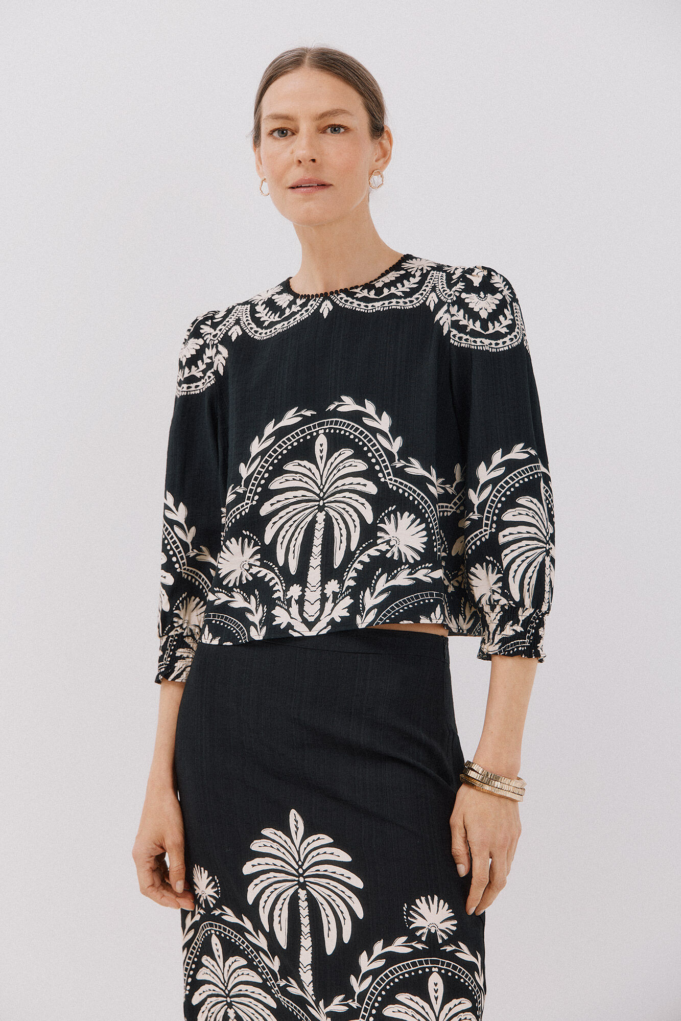 Cortefiel Printed blouse Multicolour