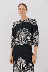 Cortefiel Printed blouse Multicolour