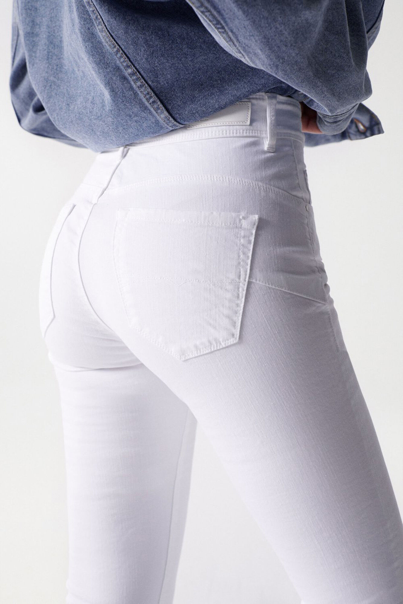 Salsa Jeans Vaqueros faith push in cropped