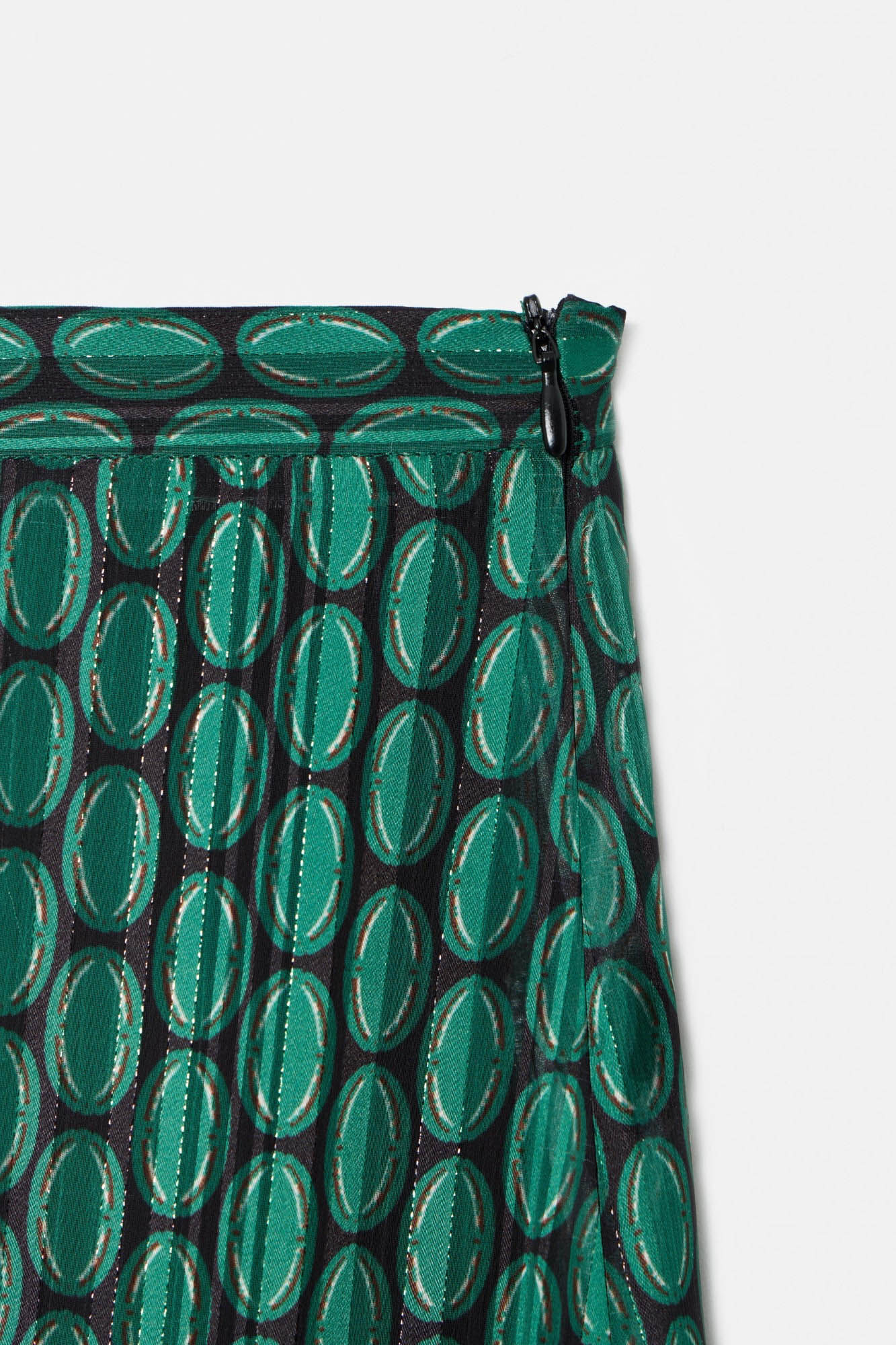 Silbon Falda Event Collection Gerbe Estampado verde