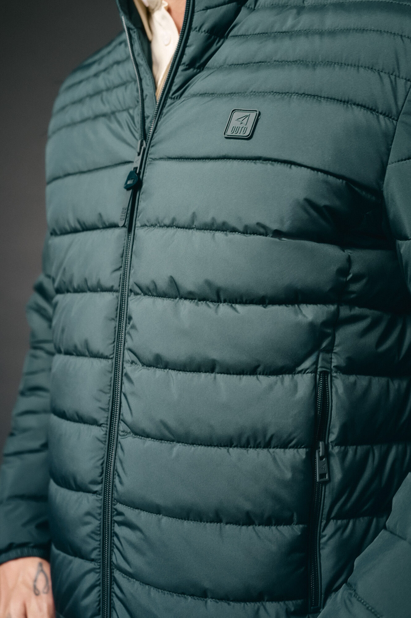 OOTO Blus&atilde;o acolchoado ultralight Verde