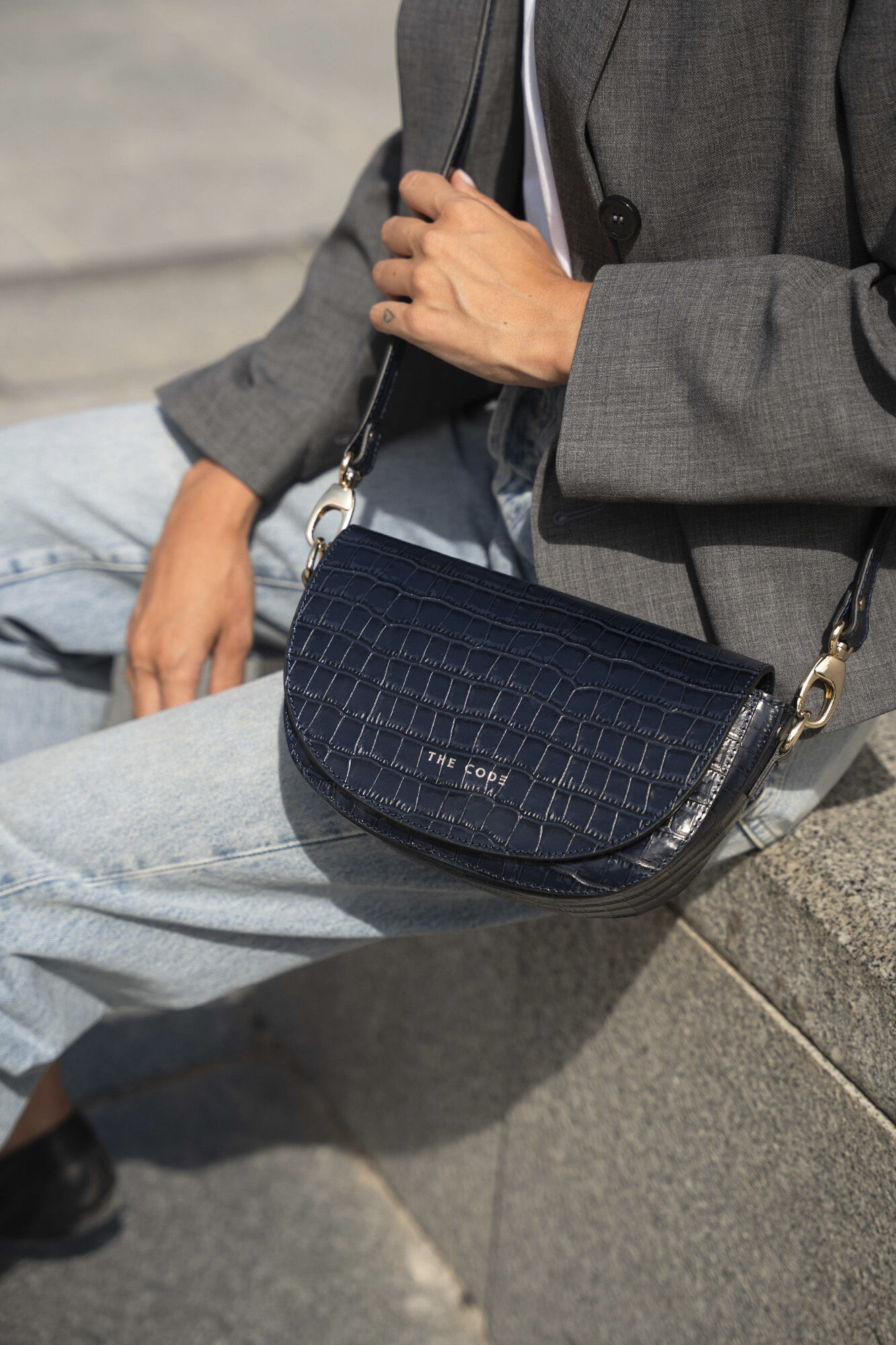 The Code Bolsa tiracolo soul azul Azul