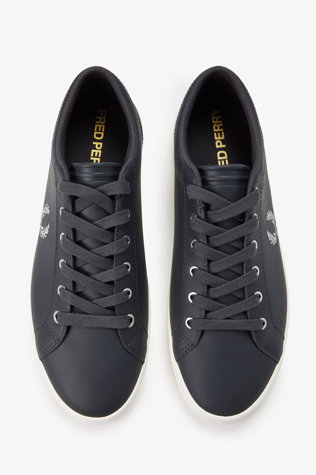 Fred Perry Baseline leather sneaker Dark grey