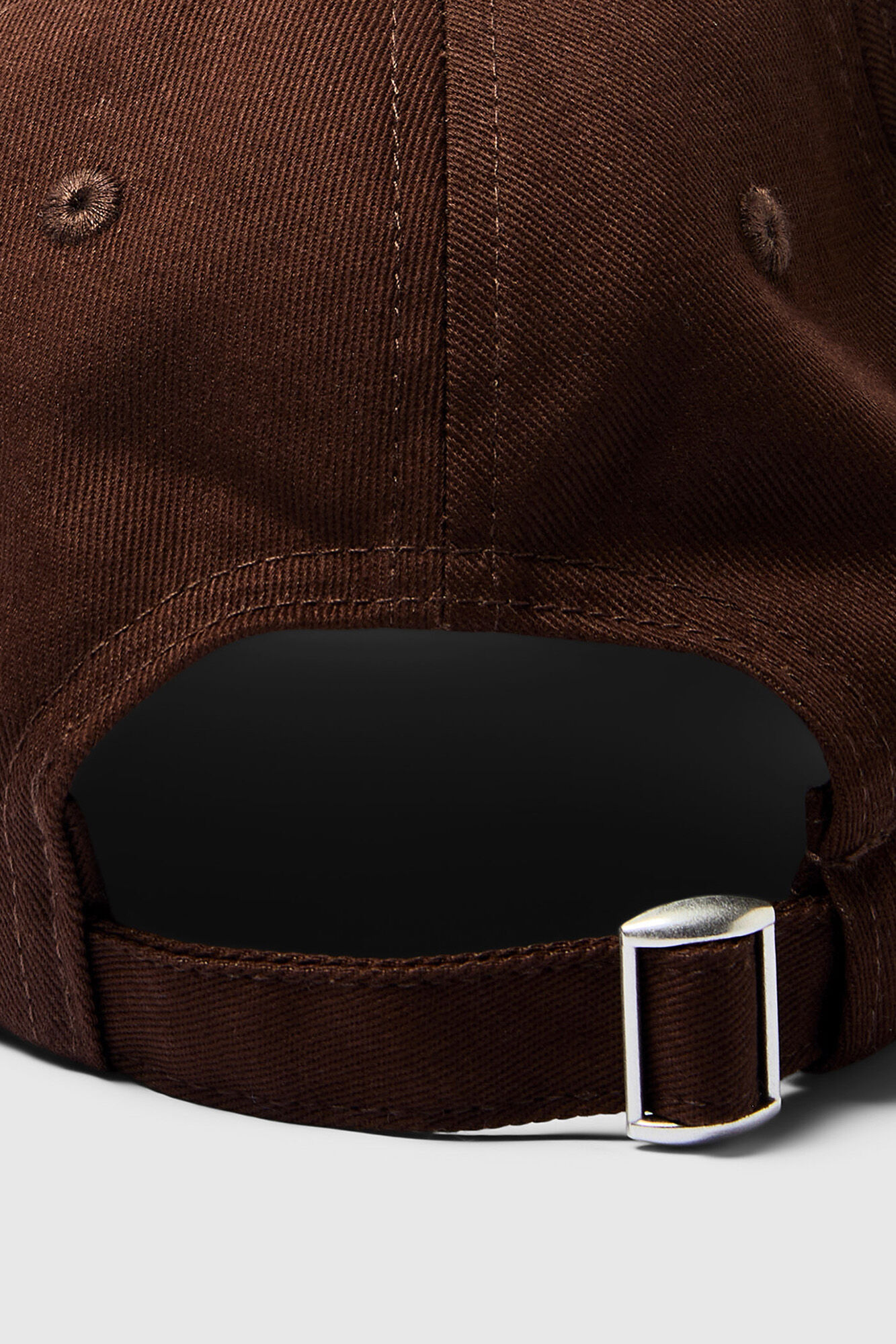 Selected Gorra con bordado 100% algod&oacute;n org&aacute;nico Marr&oacute;n