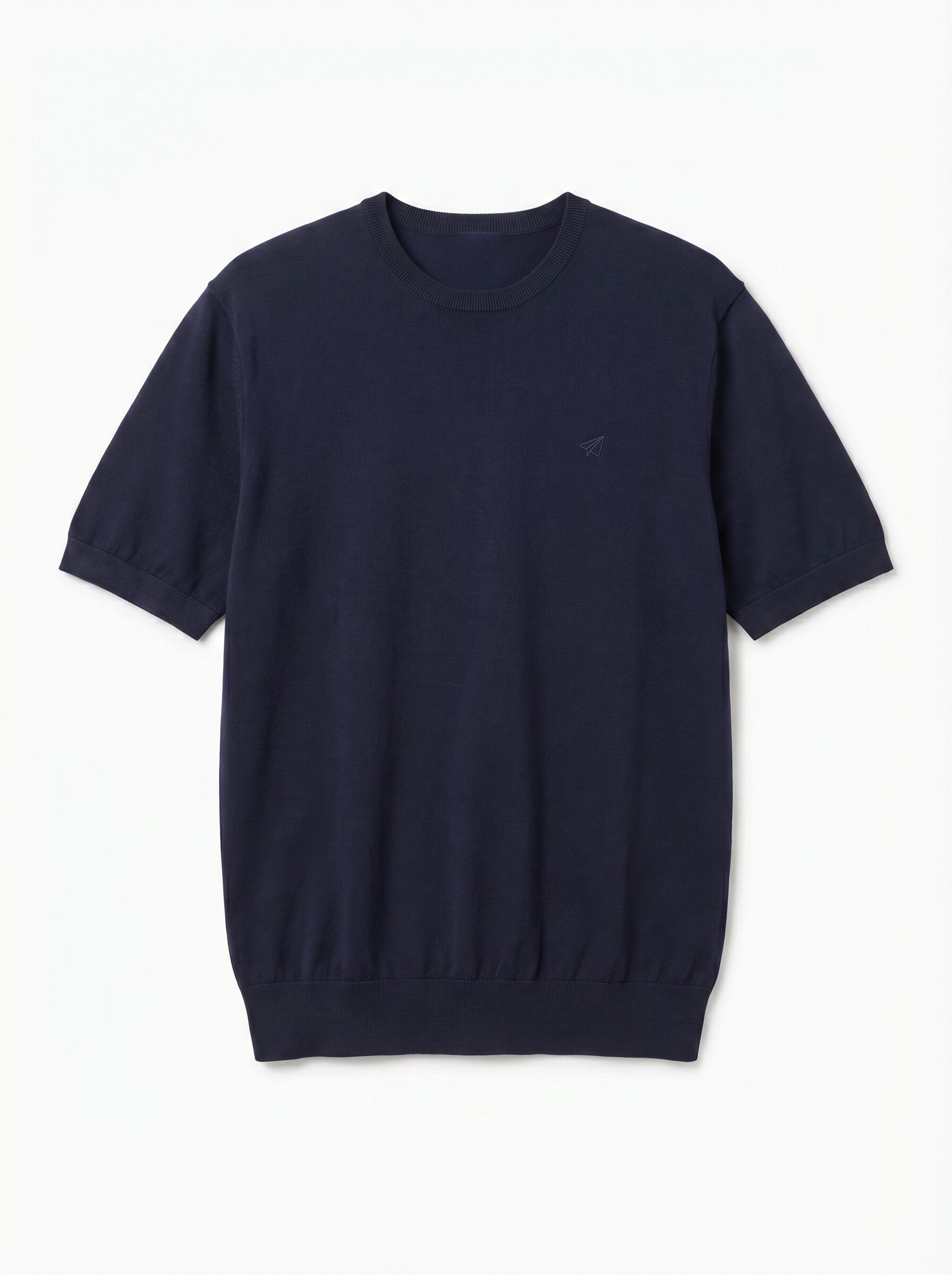OOTO Camiseta jersey premium manga corta algod&oacute;n Azul marino