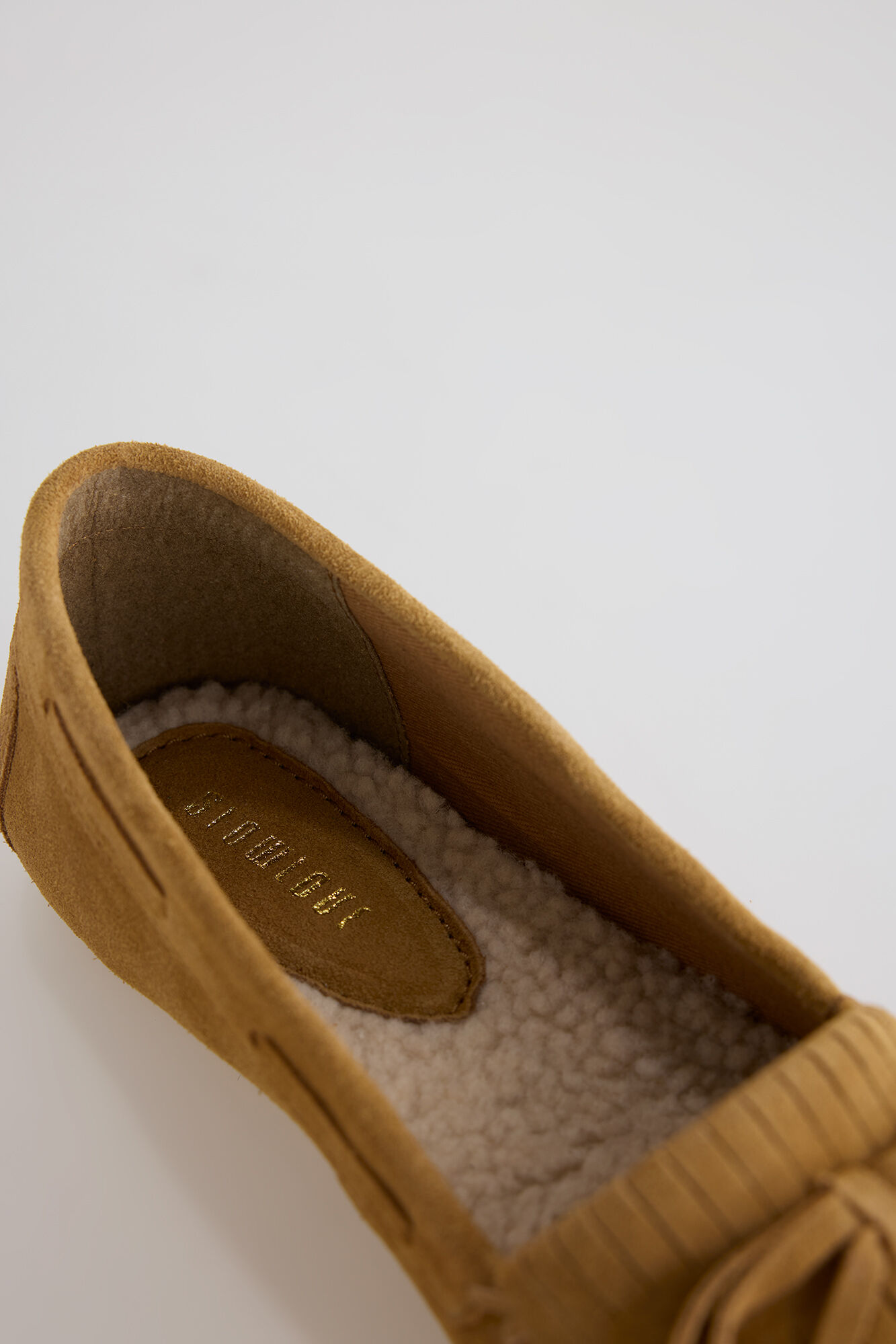 Slowlove Mocassim franjas croute Castanho