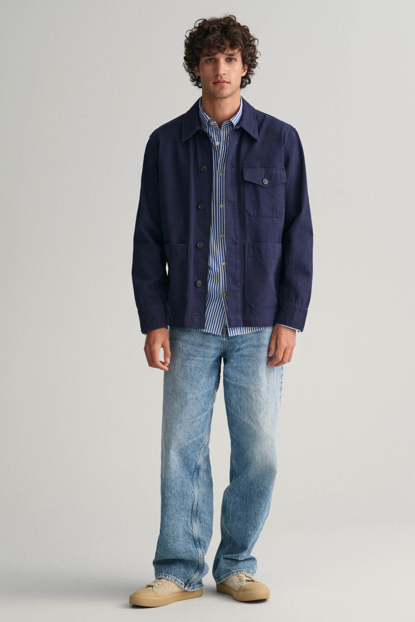 Gant Camisa Gant Azul