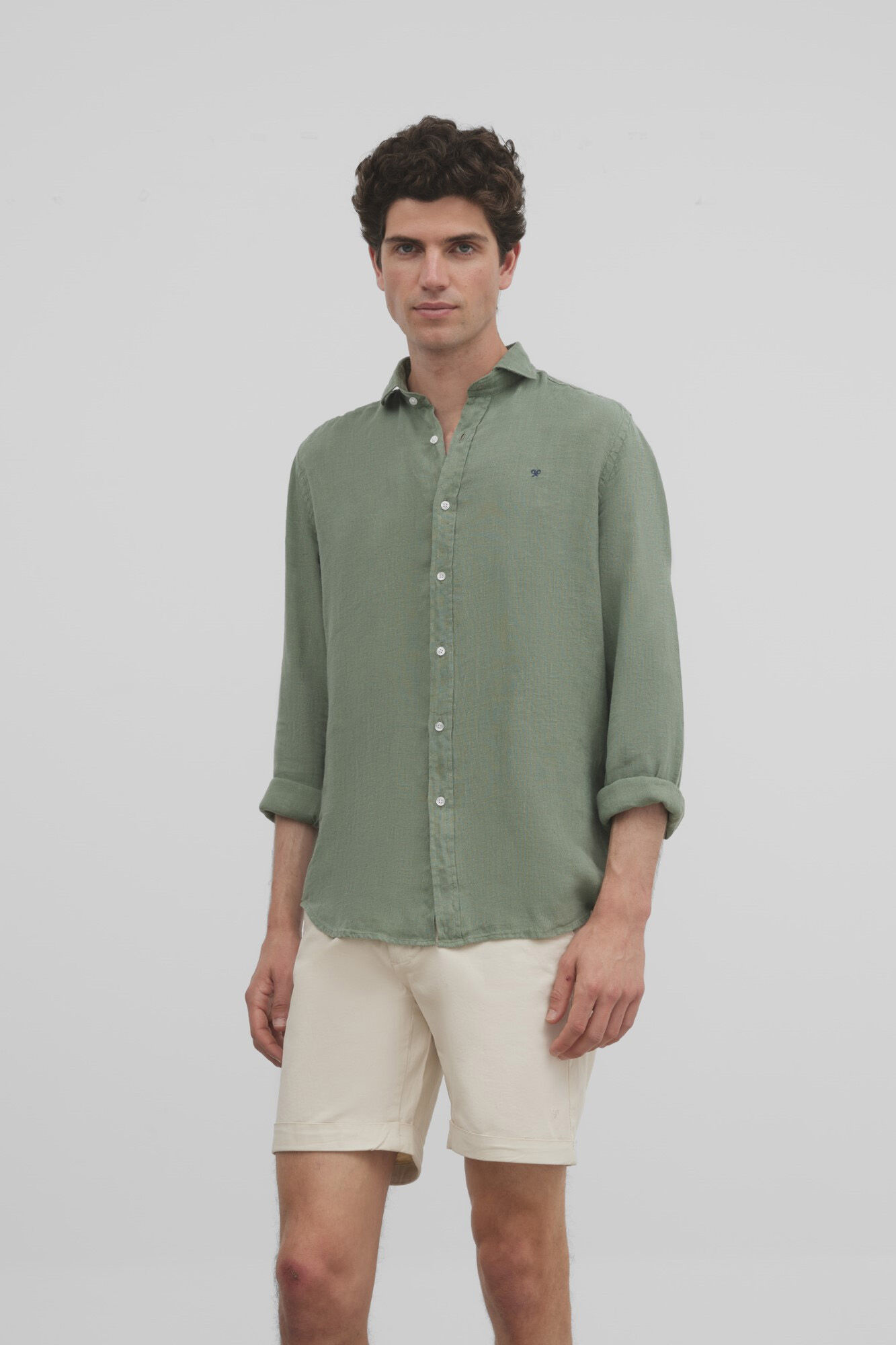 Silbon Camisa sport ligera Verde