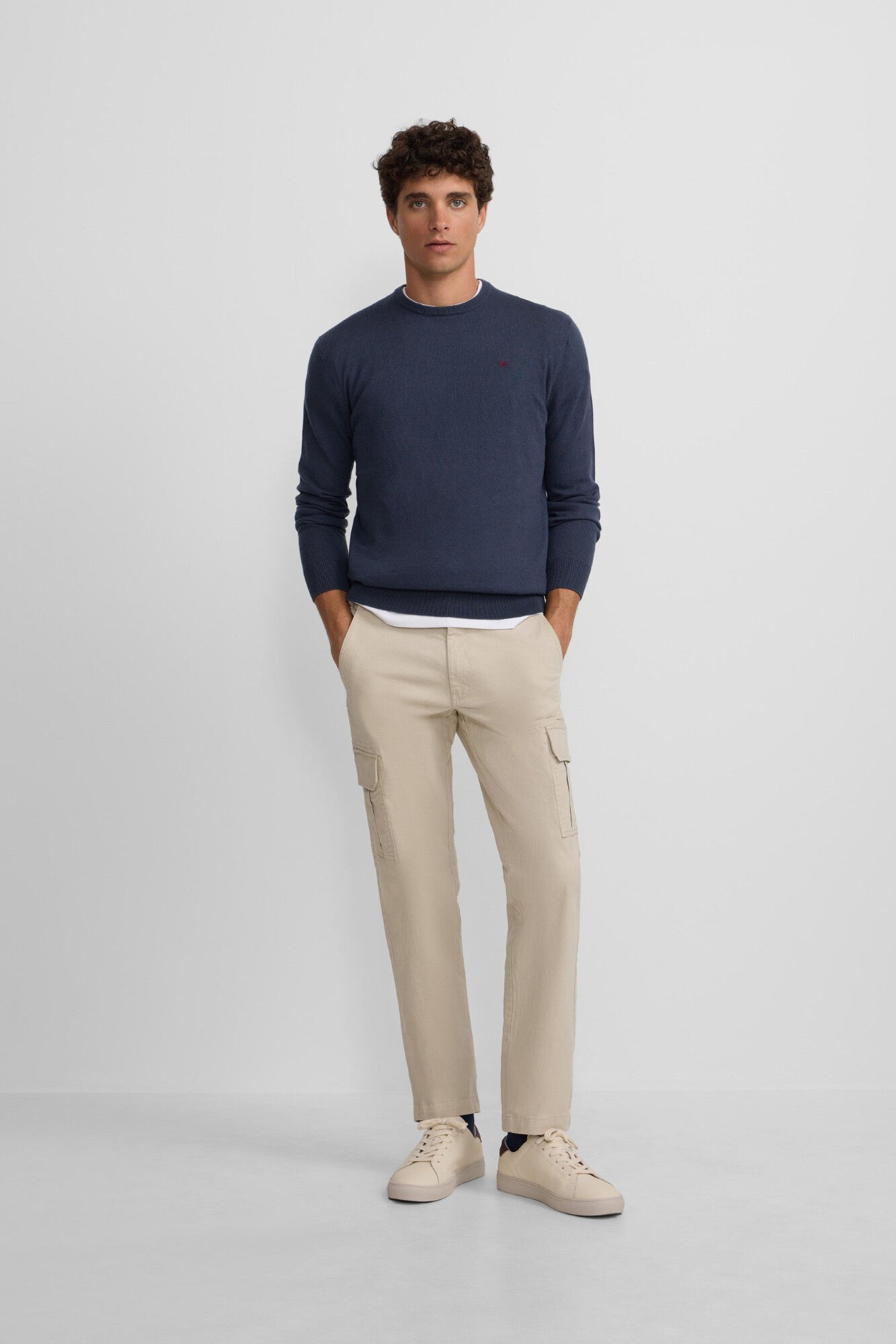 Silbon Camisola cl&aacute;ssico de gola redonda