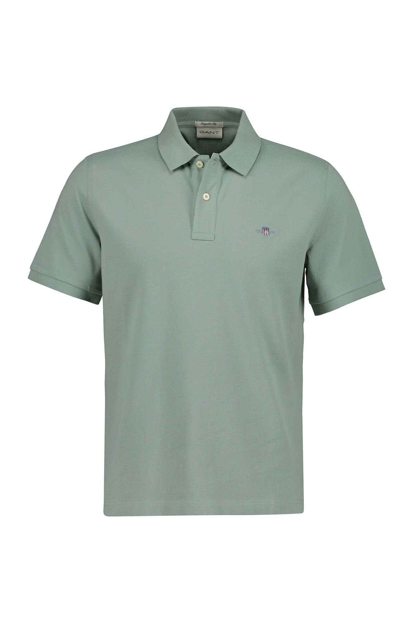 Gant Polo Regular Fit Shield de piqu&eacute; Roxo