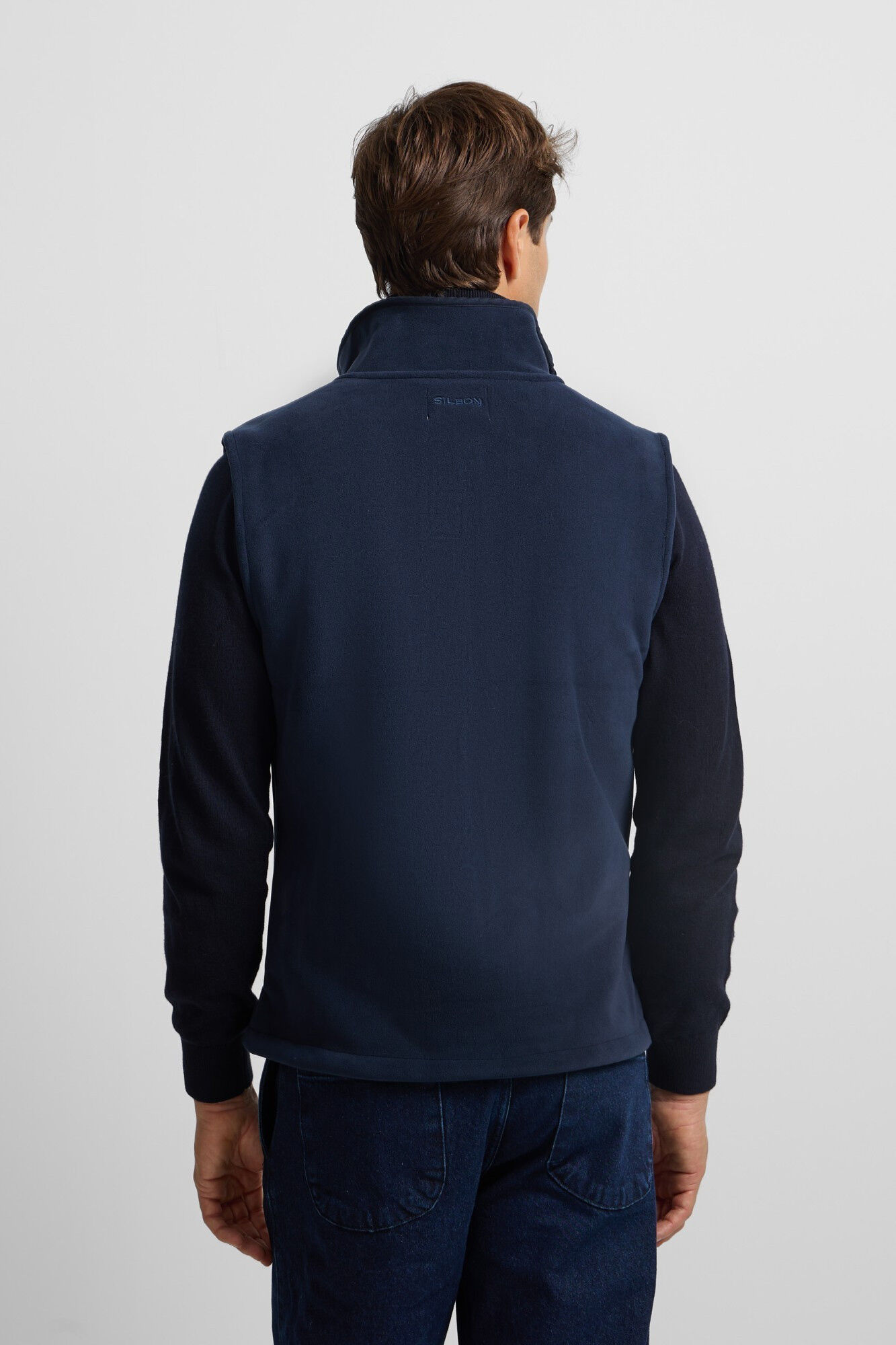 Silbon Colete de polar cl&aacute;ssico Azul