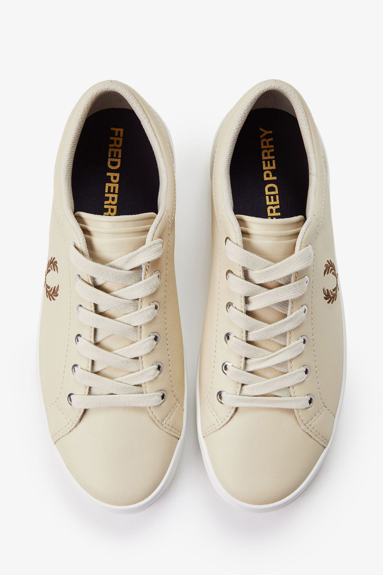 Fred Perry Sapatilhas Baseline pele Tostado