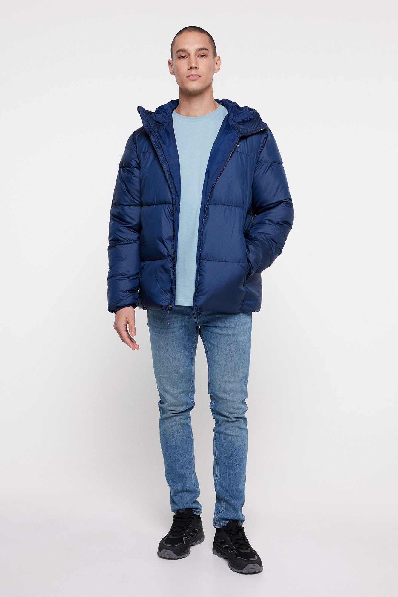 Columbia Casaco acolchoado com capuz Columbia Puffect&trade; para homem Azul