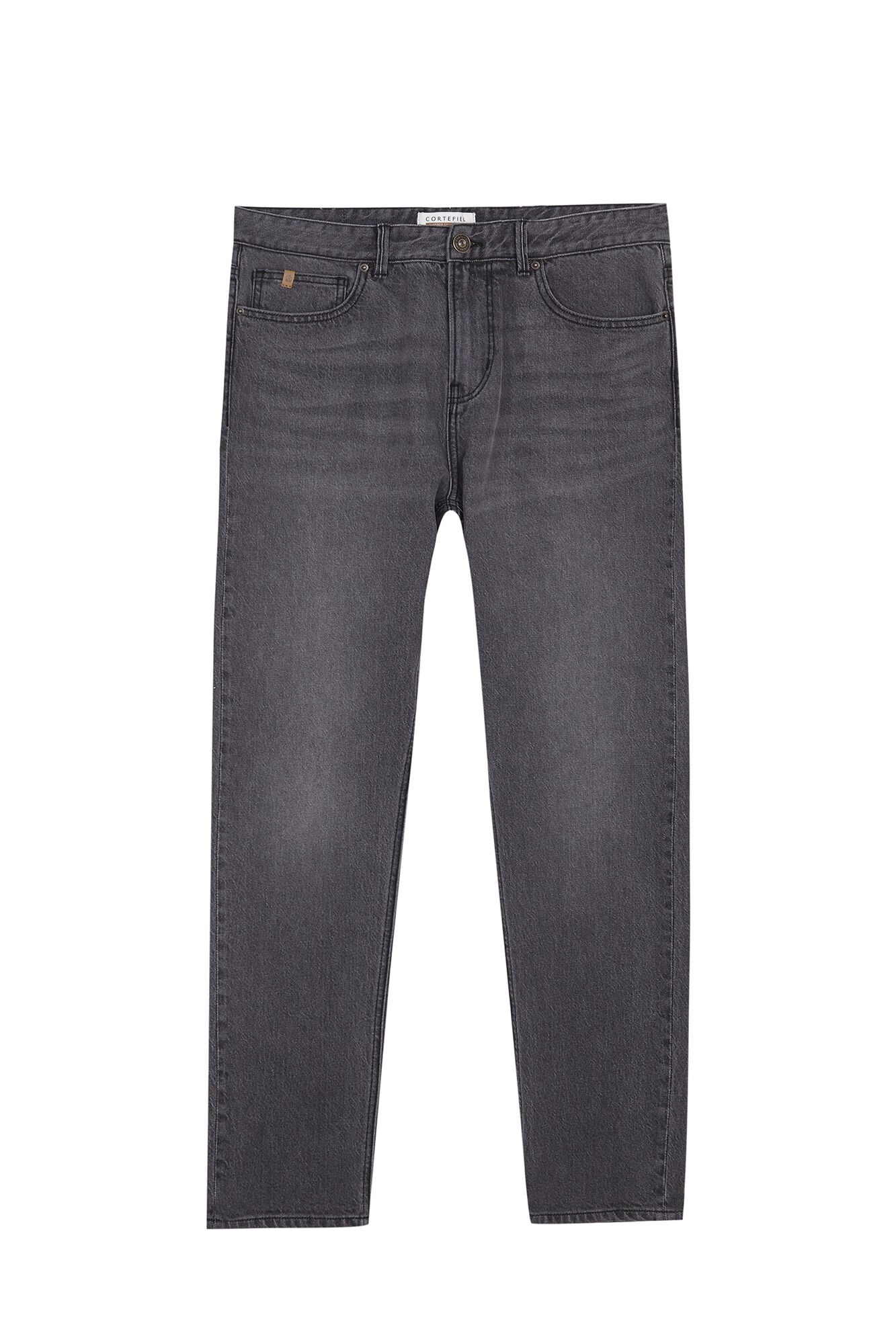 Cortefiel Slim fit jeans Black