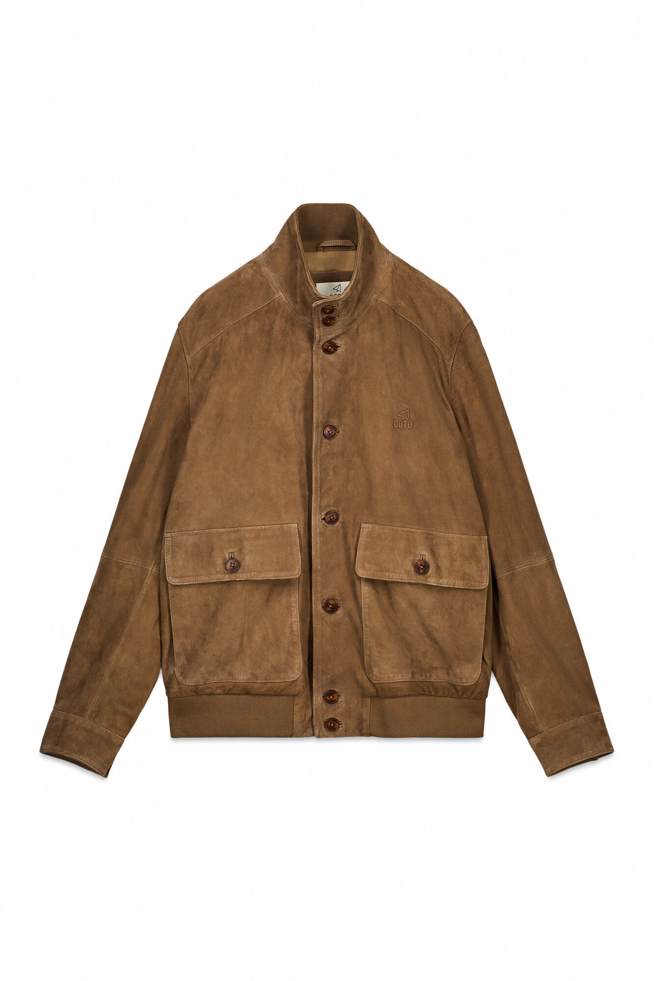 OOTO Blus&atilde;o em camur&ccedil;a Tostado