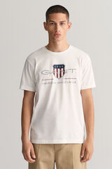 Gant Camiseta Archive Shield Blanco