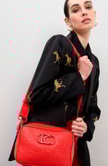 Lola Casademunt Mala a tiracolo com fecho-&eacute;clair Vermelho