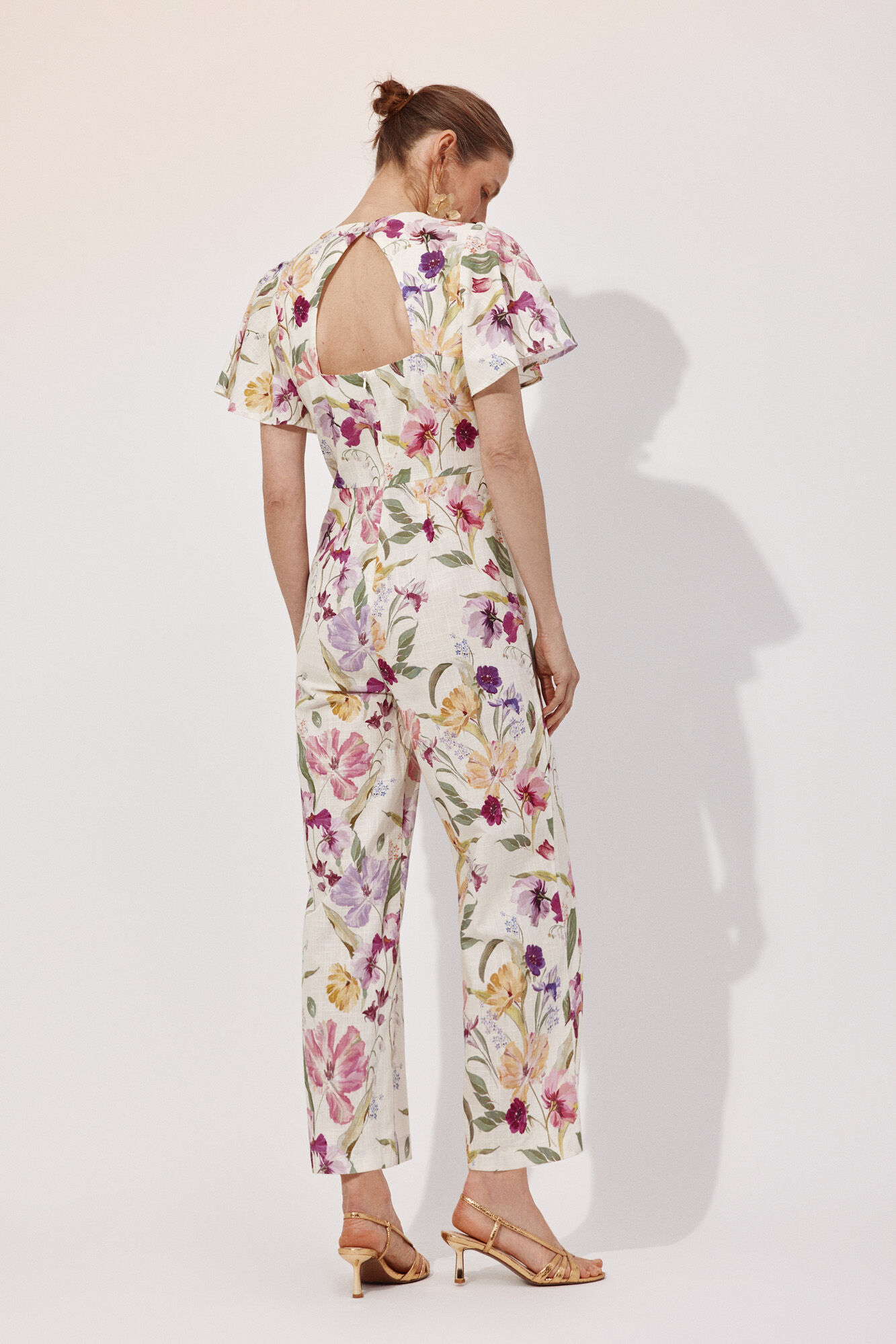 Cortefiel Printed jumpsuit Multicolour