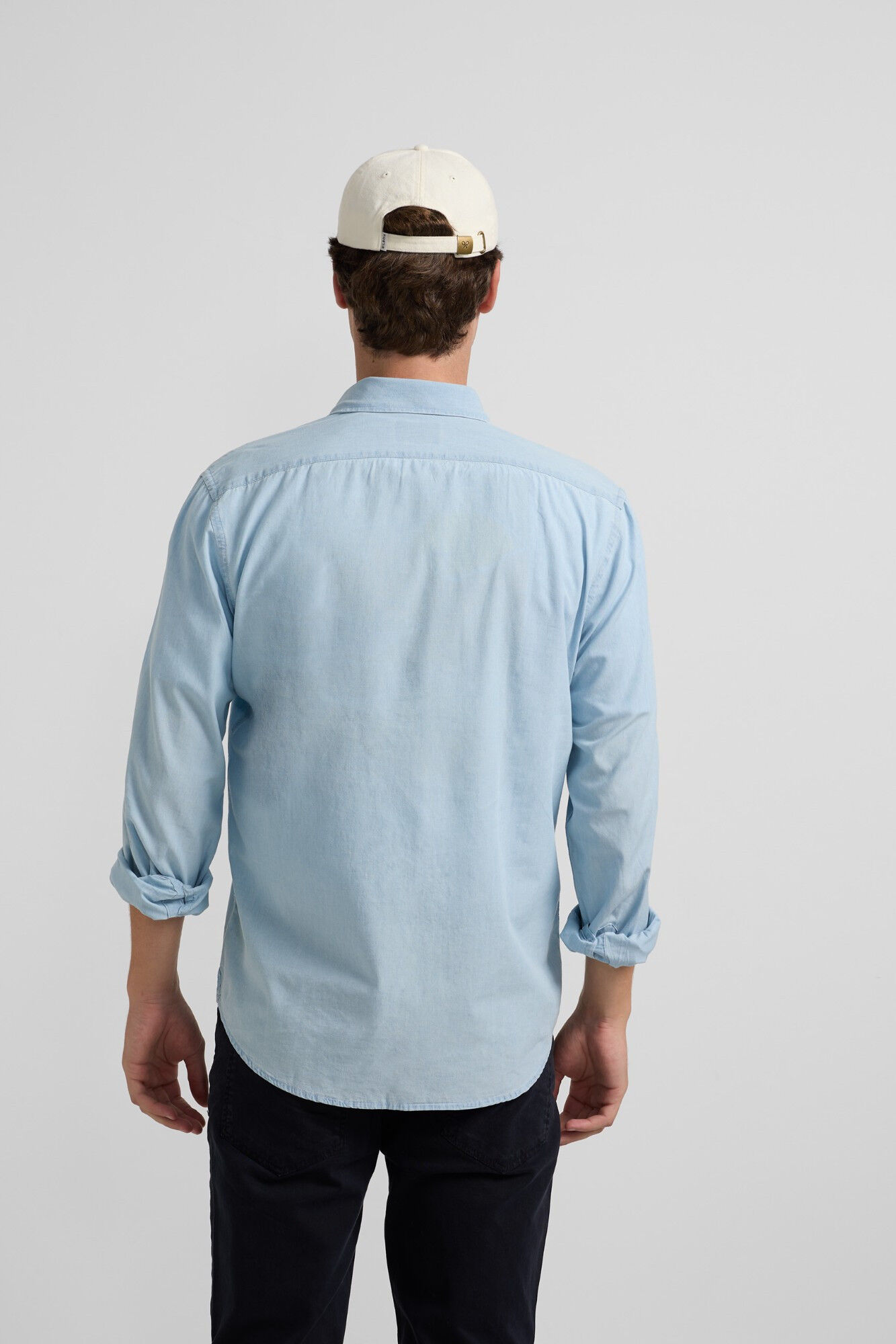 Silbon Sport denim t-shirt Blue