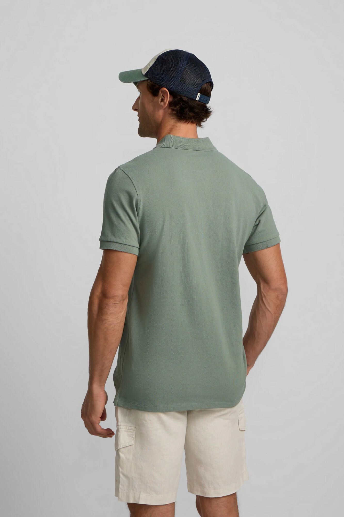 Silbon Polo cl&aacute;ssico liso Verde