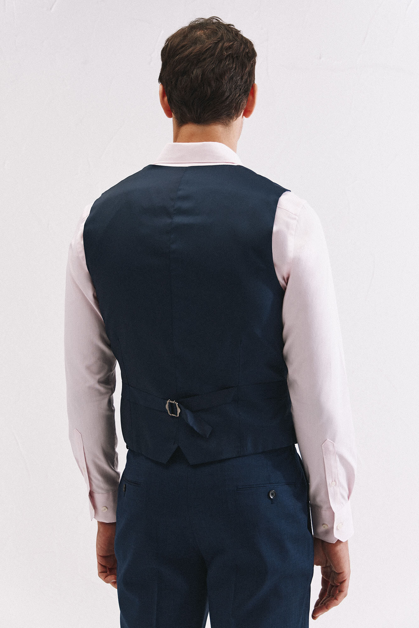 Cortefiel Colete azul slim fit Azul