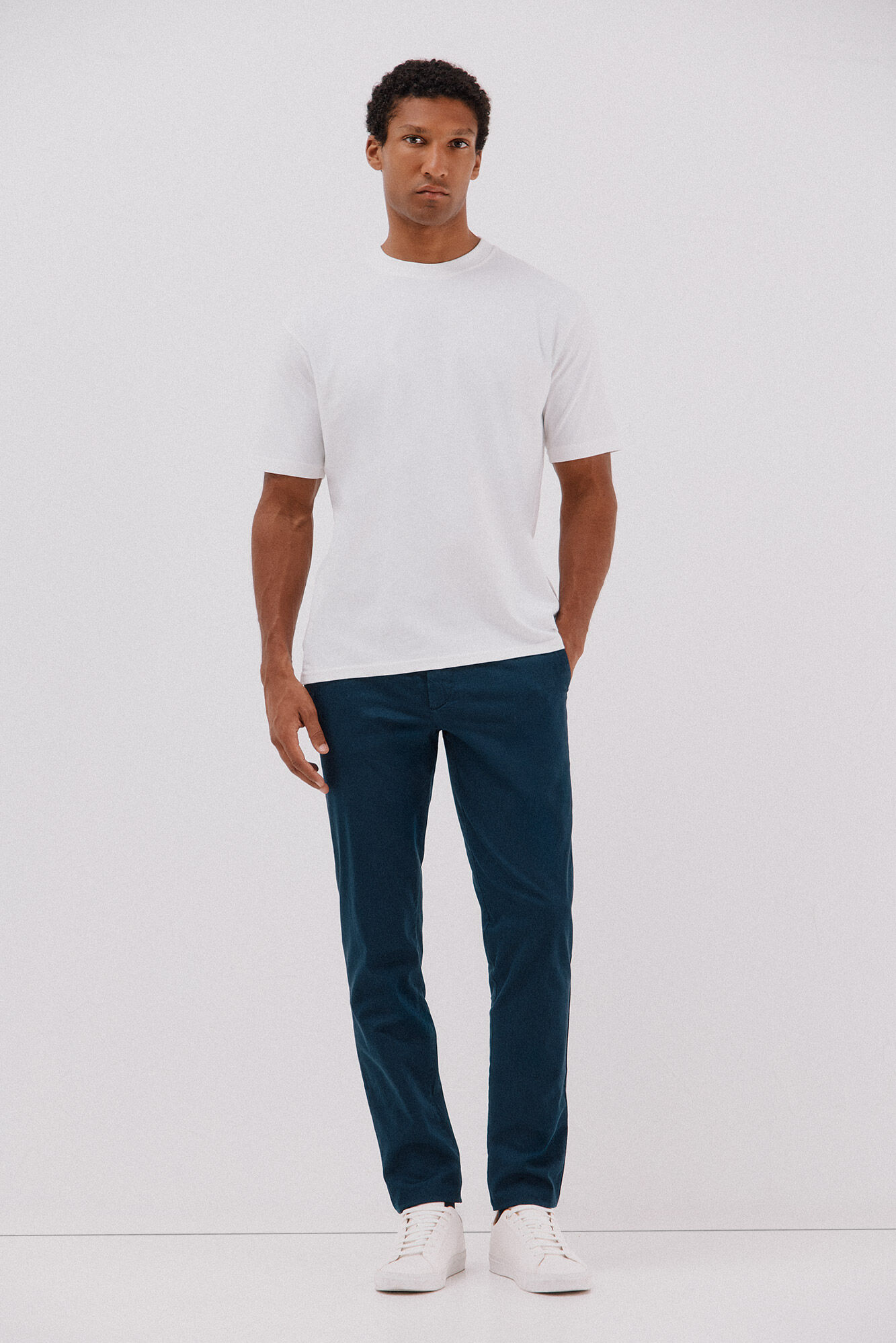 Cortefiel Basic T-shirt White