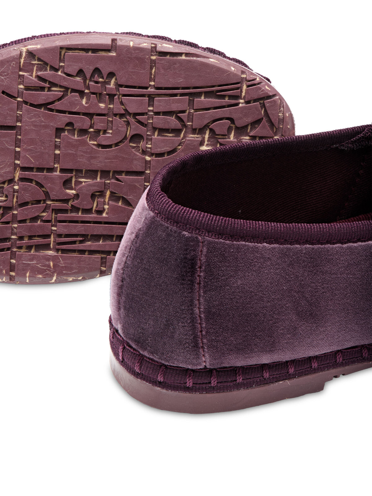 Flabelus Veludo Mary Jane Roxo