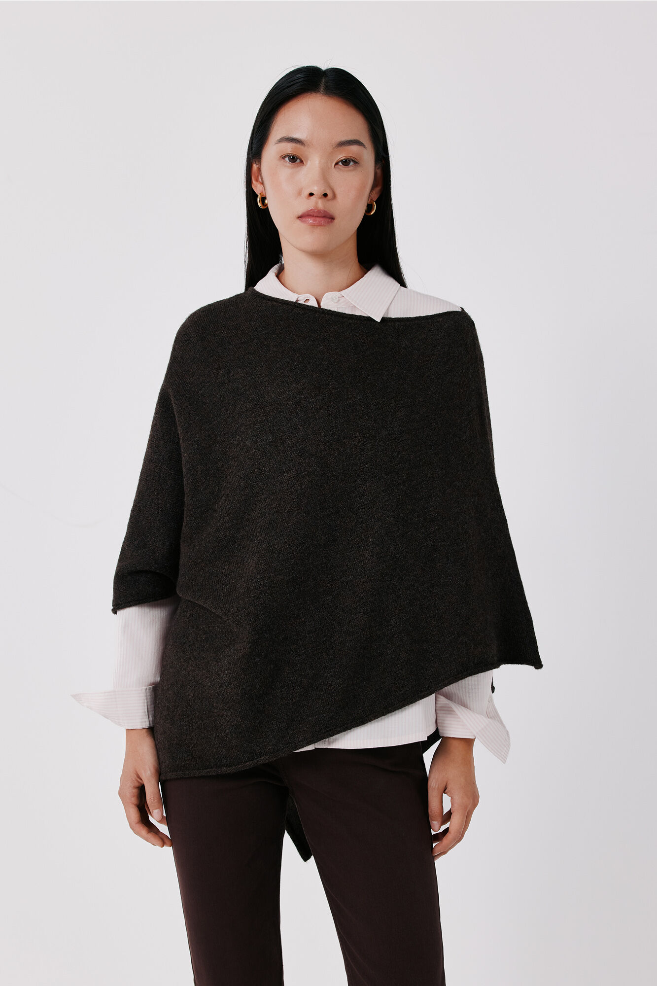 Cortefiel Poncho tacto suave
