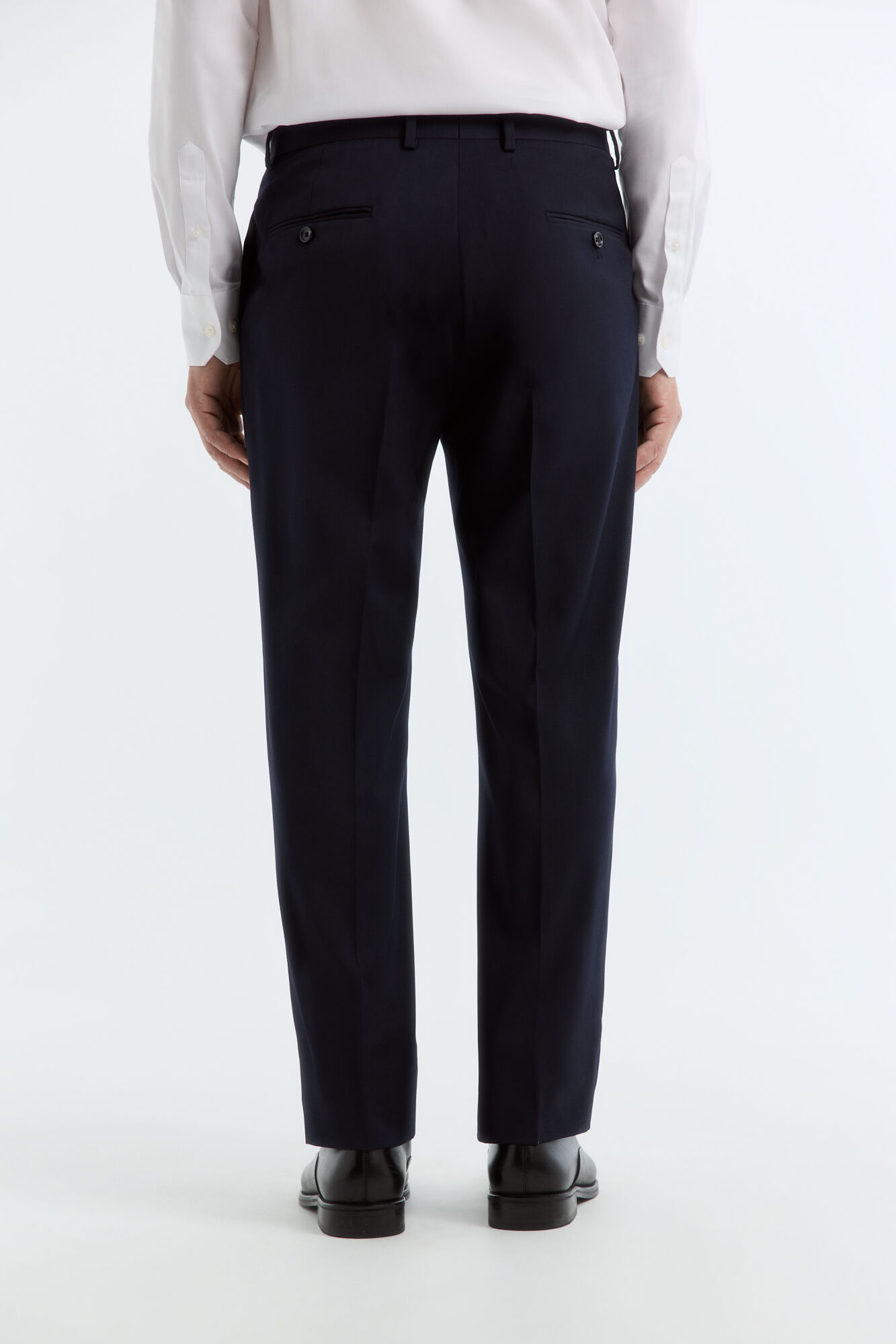 Cortefiel Twill smart fabric blazer Navy