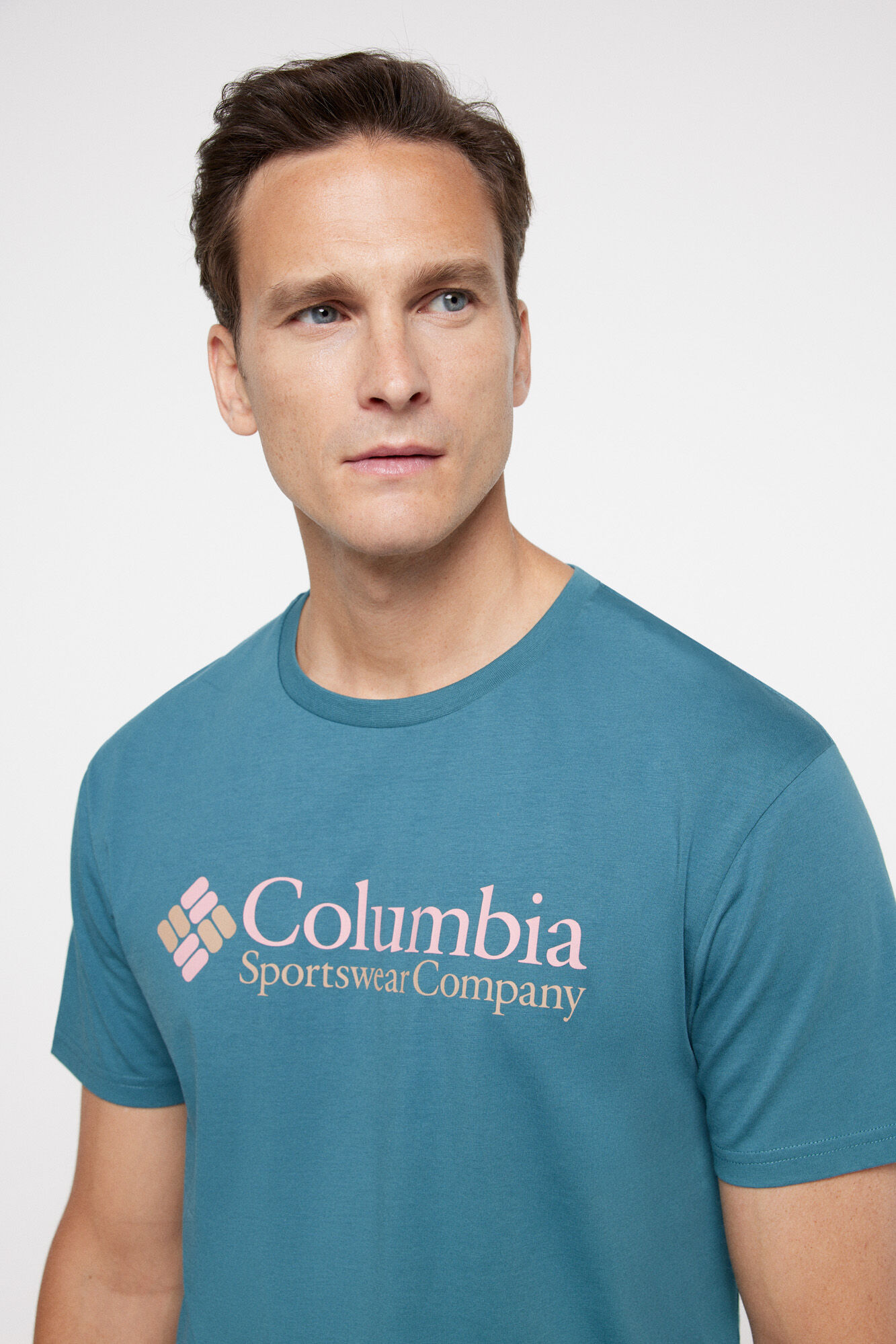 Columbia Columbia CSC Basic Logo short-sleeved T-shirt for men&trade; Turquoise