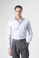 PuroEGO Camisa de vestir espiga Azul