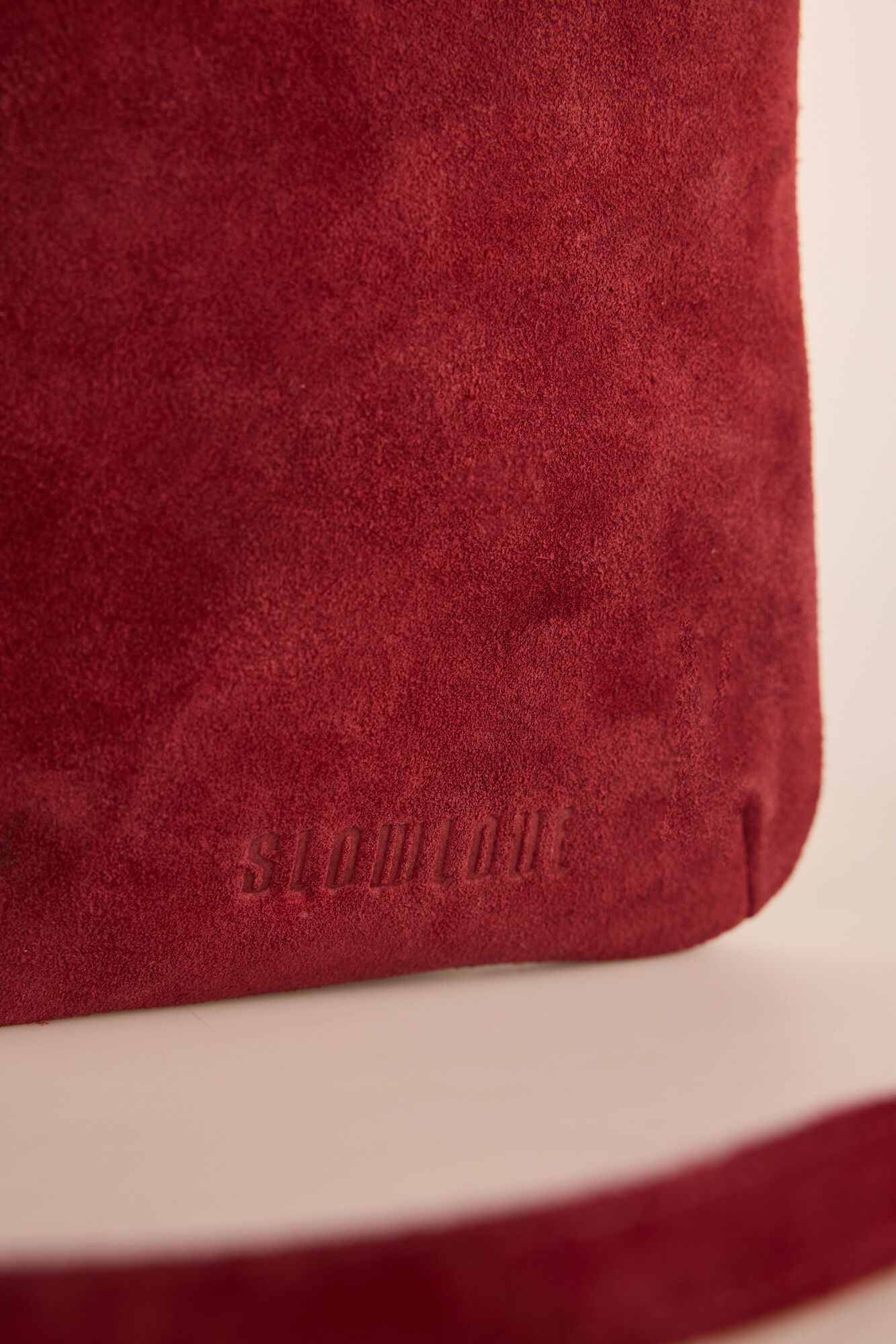 Slowlove Studs phone pouch Maroon