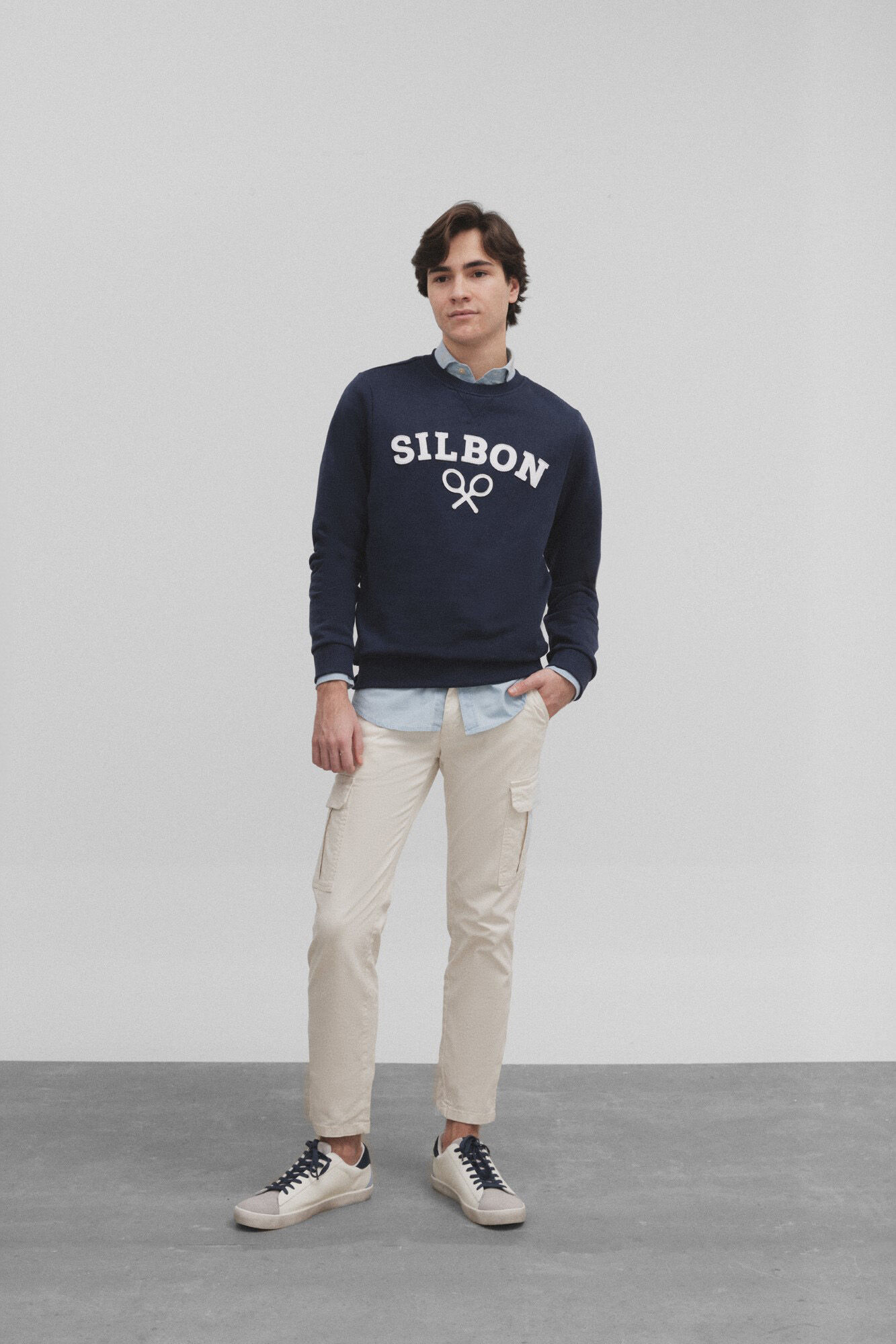 Silbon Sudadera silbon raqueta Azul marino