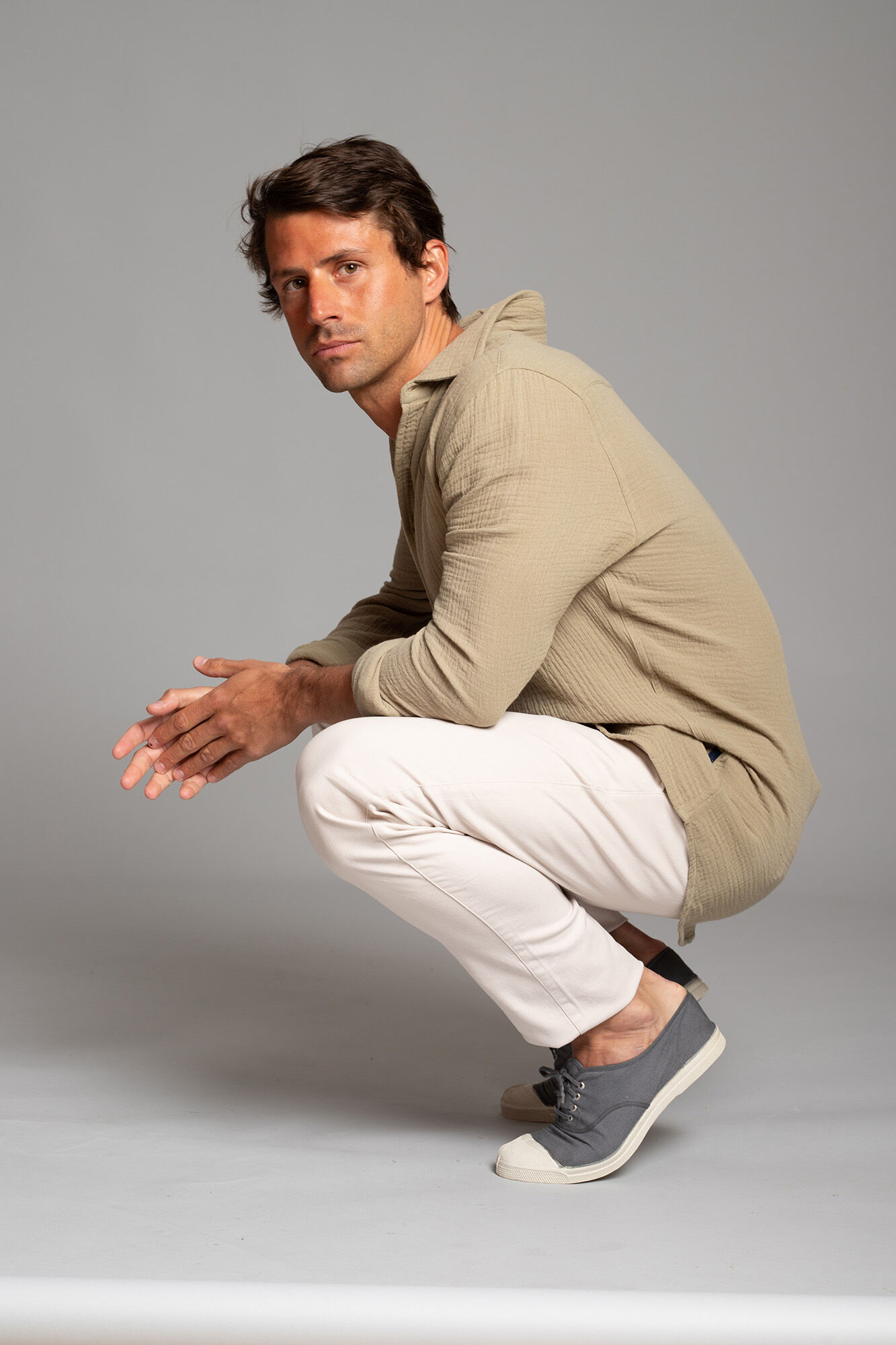 Cloking Camisa Bambula Castanho