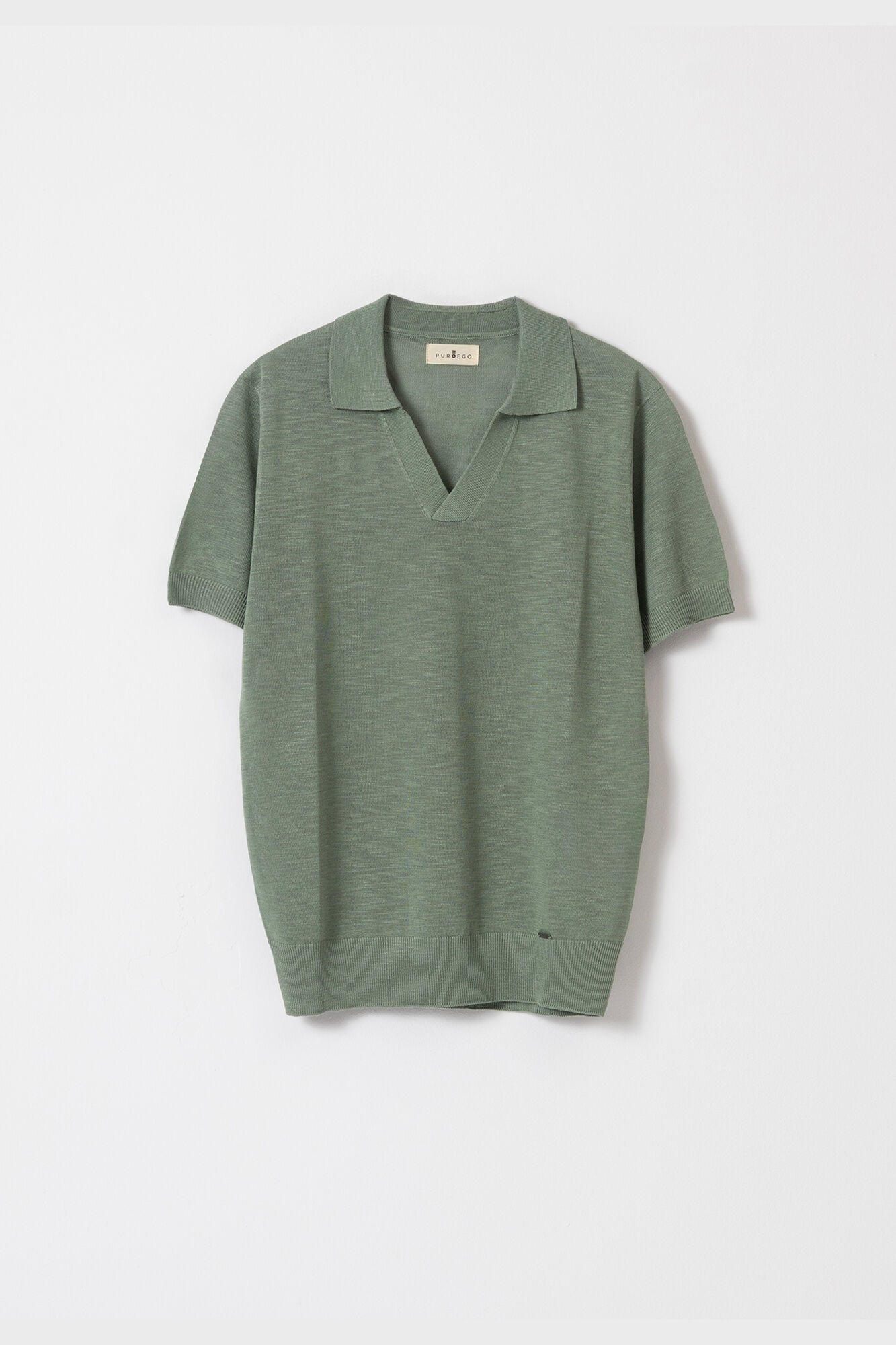 PuroEGO Polo em malha Verde