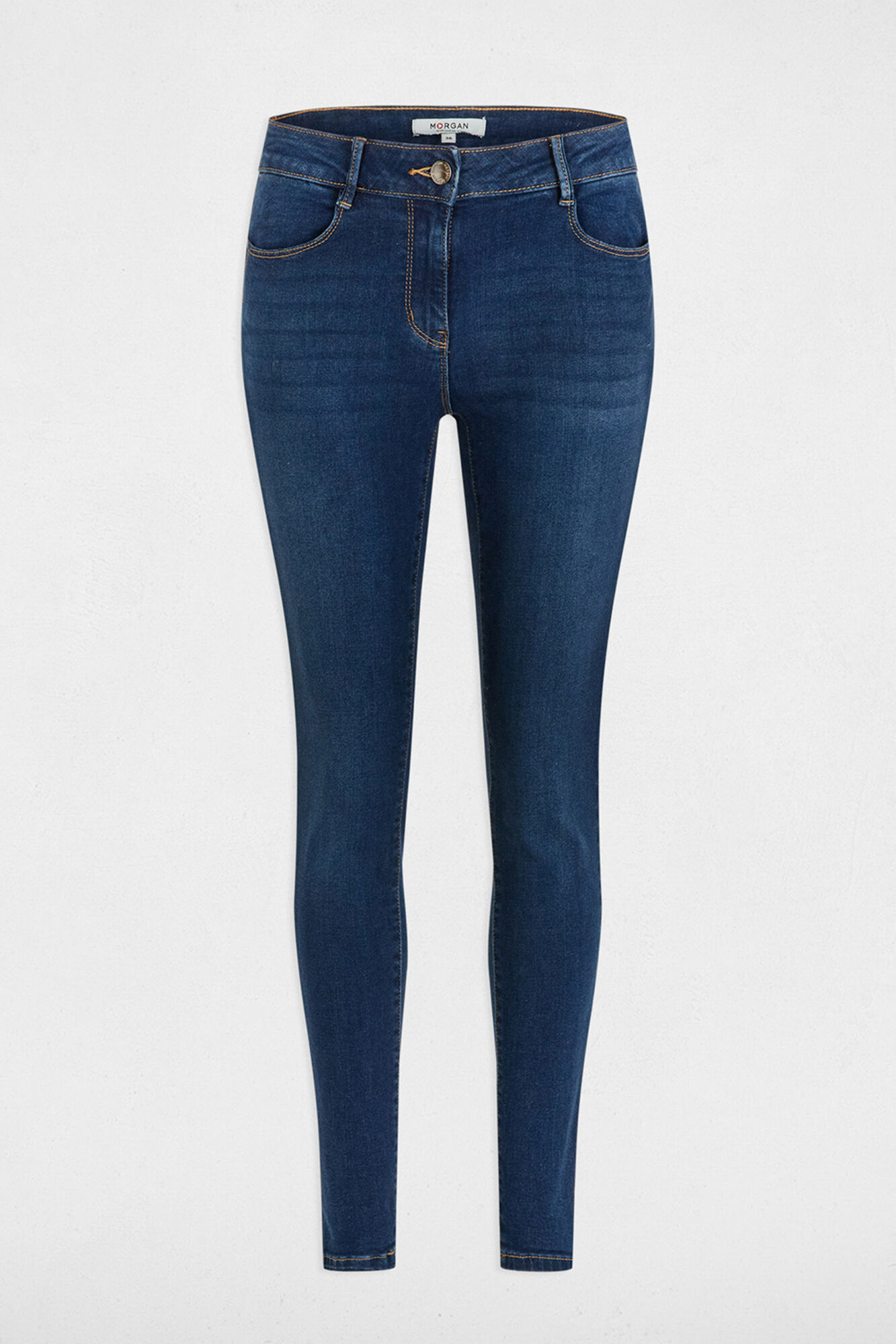 Morgan Jeans slim tamanho padr&atilde;o Azul