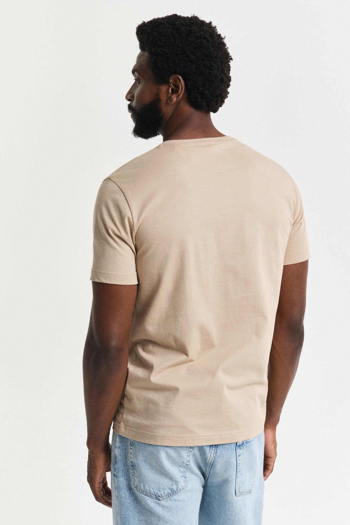 Gant Camiseta Escudo do Arquivo Tostado