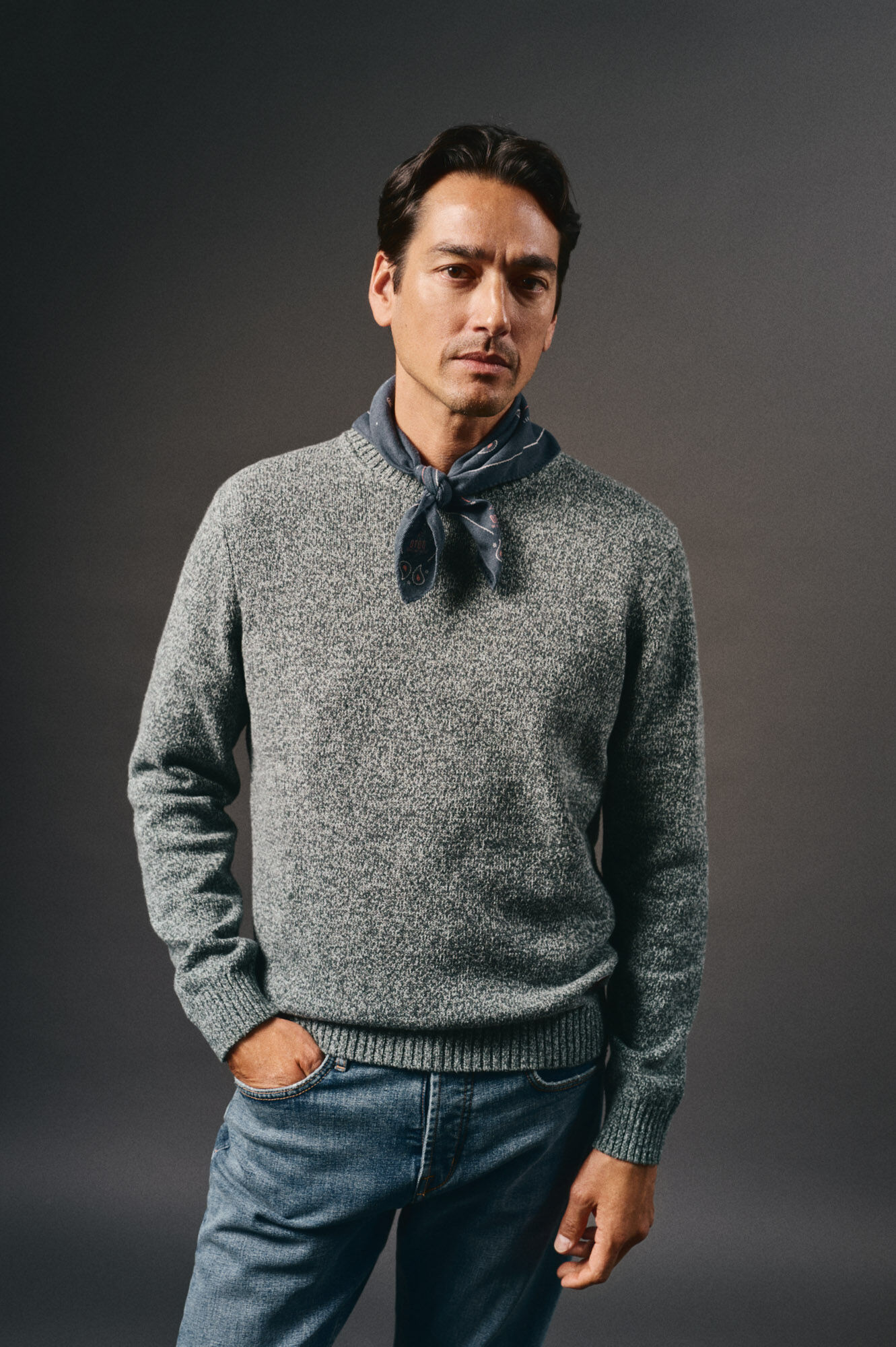 OOTO Jersey cuello redondo algod&oacute;n torzal