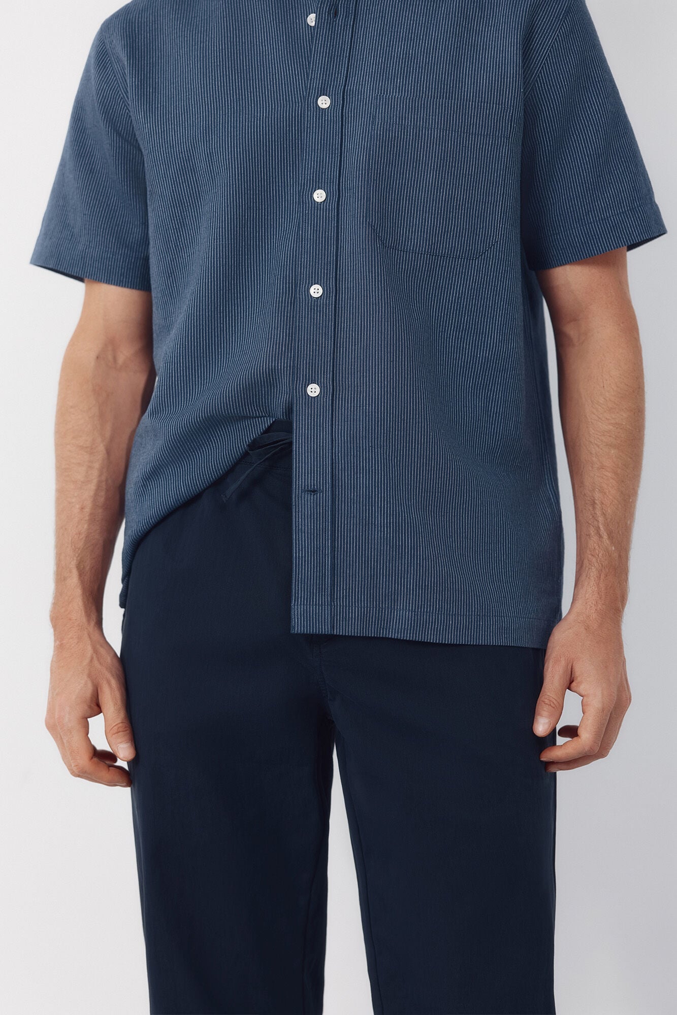 Cortefiel Jogger ligero regular Azul marino
