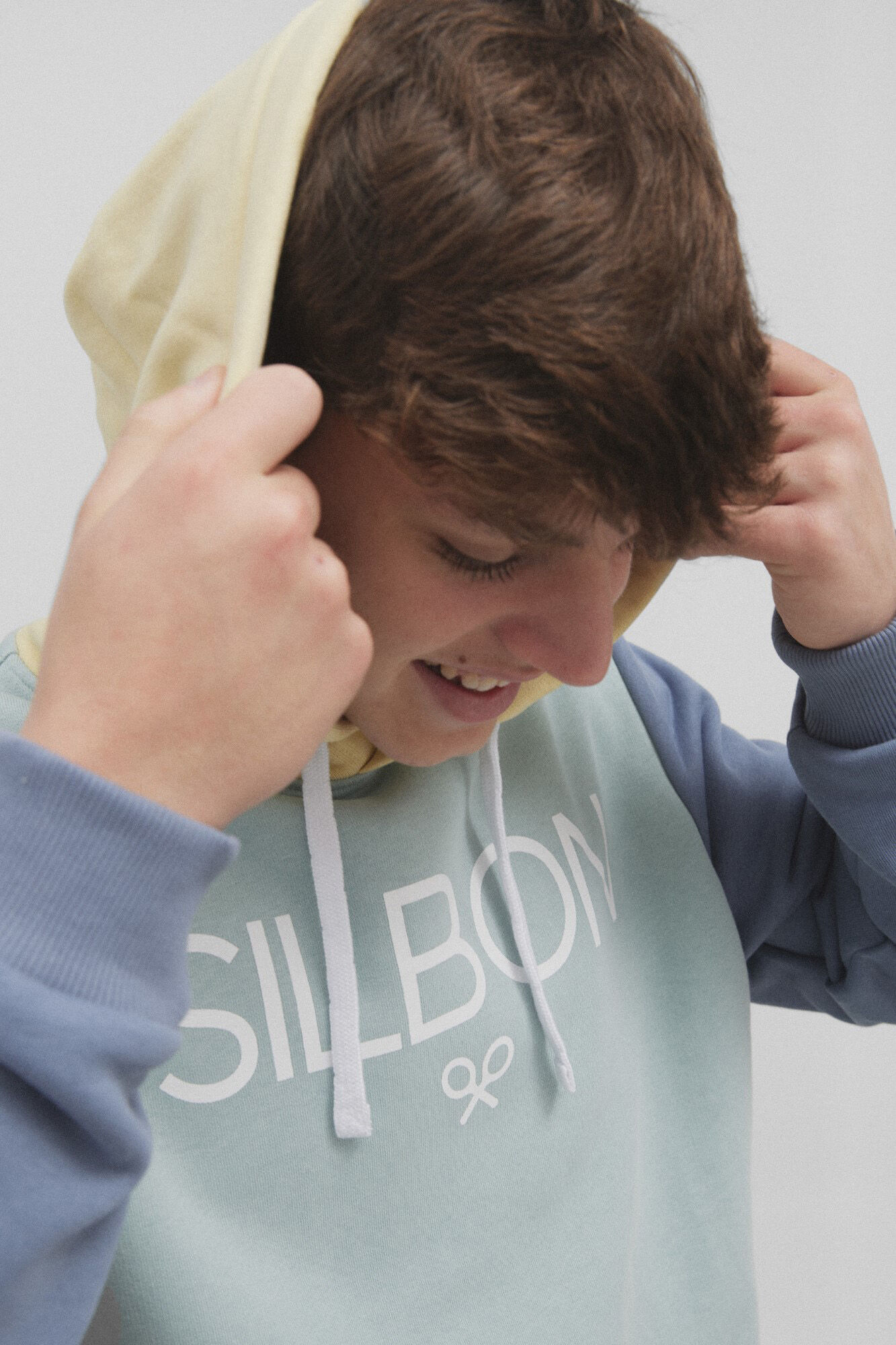 Silbon Sudadera capucha Amarillo