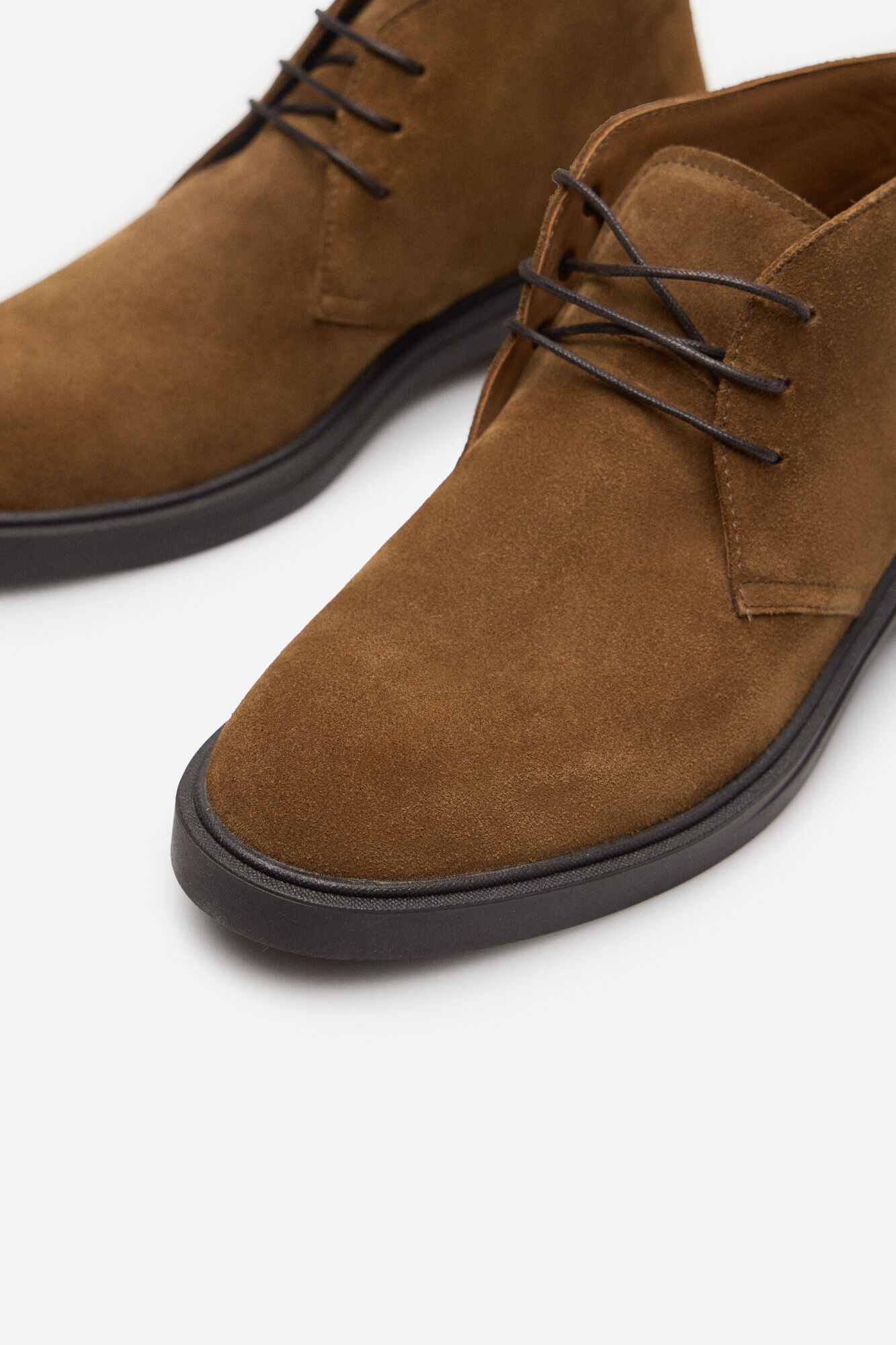 Cortefiel Casual lace-up boot Brown