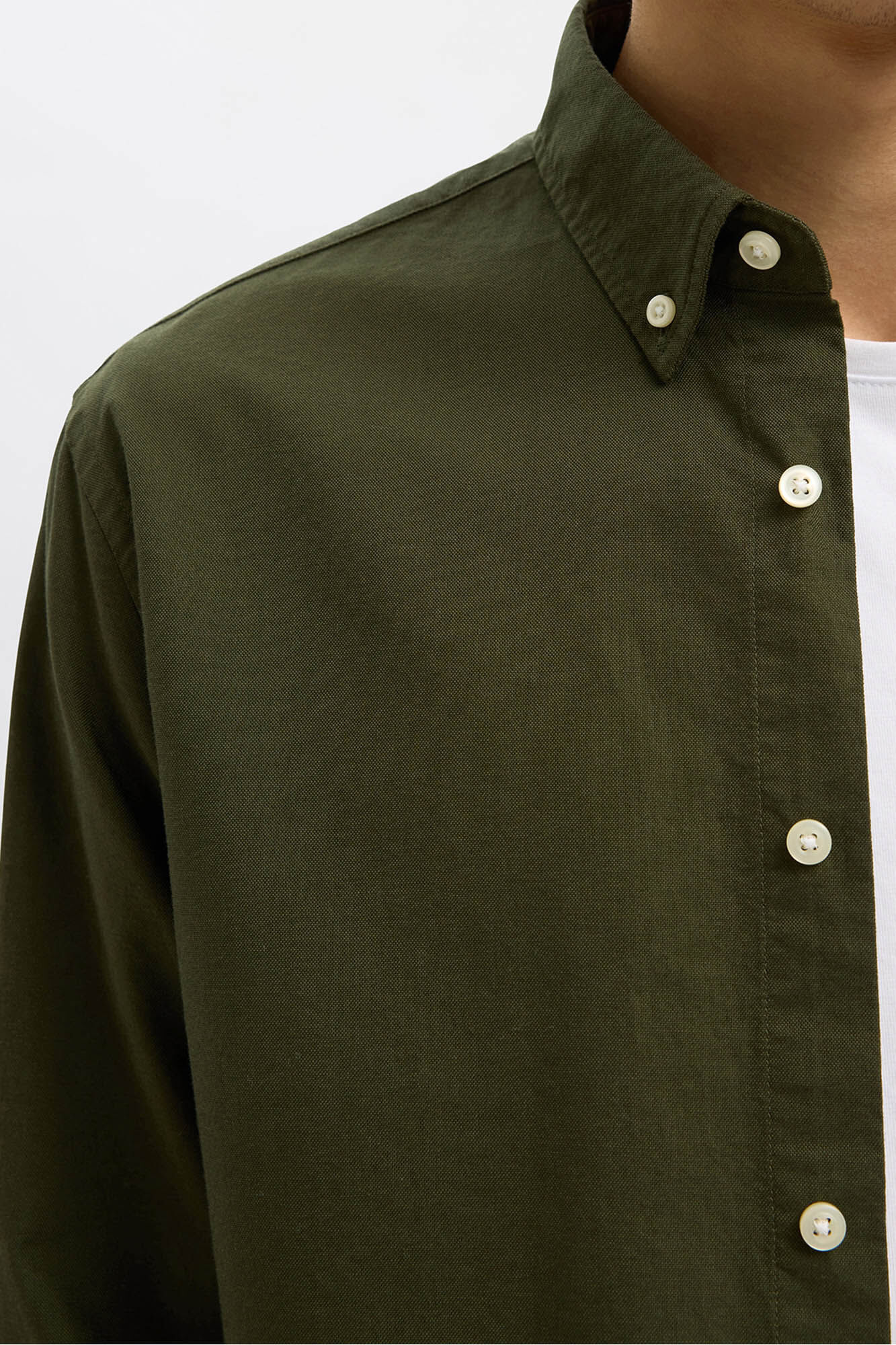 Selected Camisa Oxford Regular Fit.