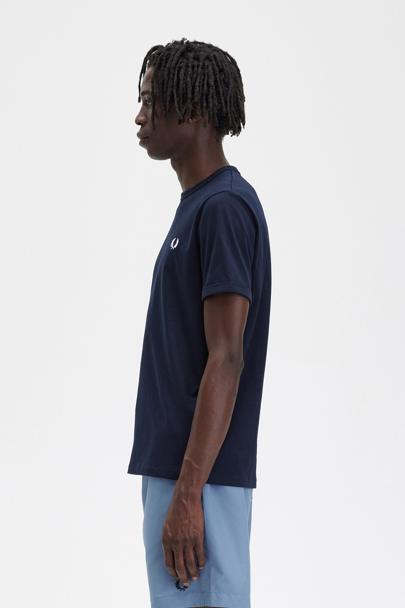 Fred Perry Ringer T-shirt Navy