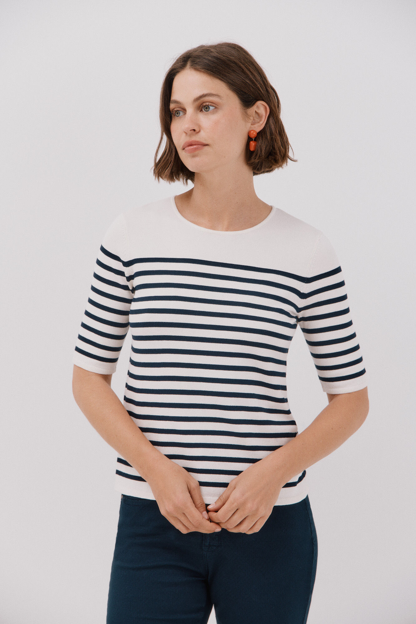 Cortefiel Camisola manga curta Azul