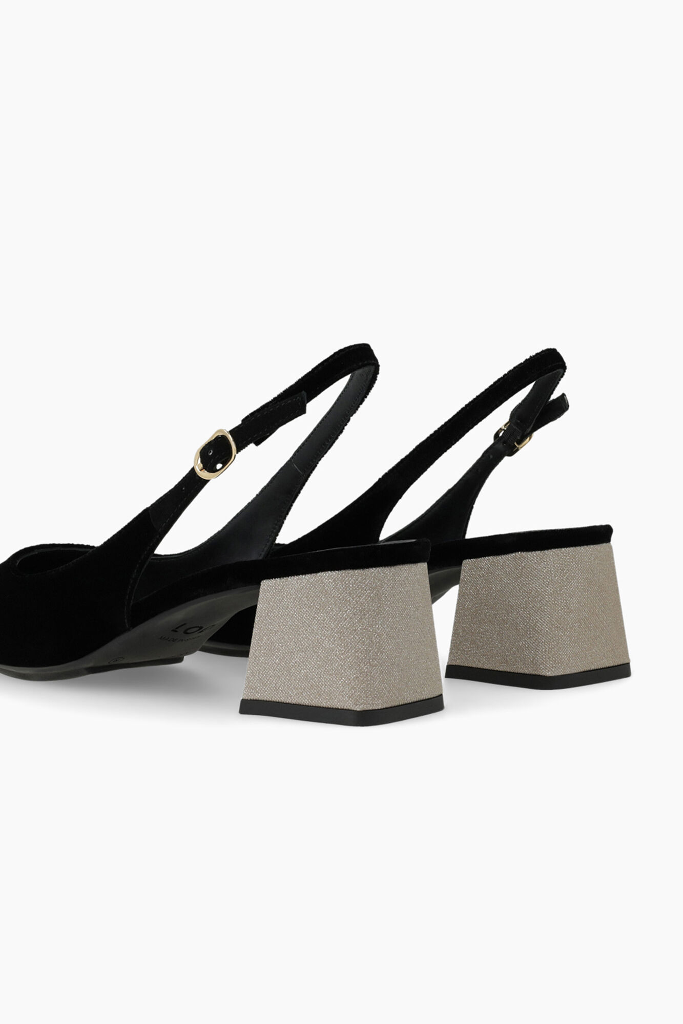 Lodi Sapatos de veludo Preto