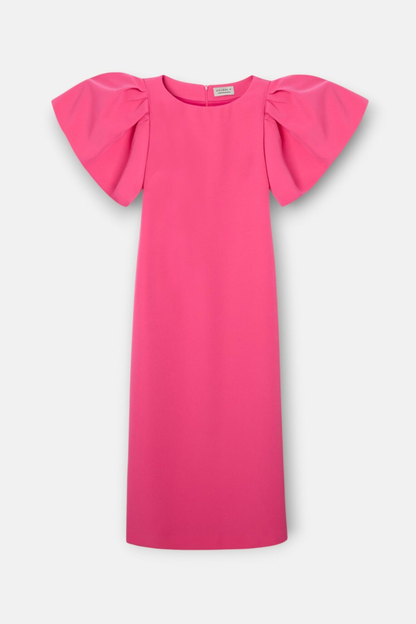 Silbon Vestido midi manga bufante Event Collection Subiu