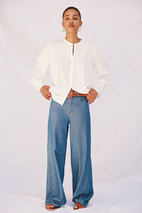 Cortefiel Blouse with embroidered detail